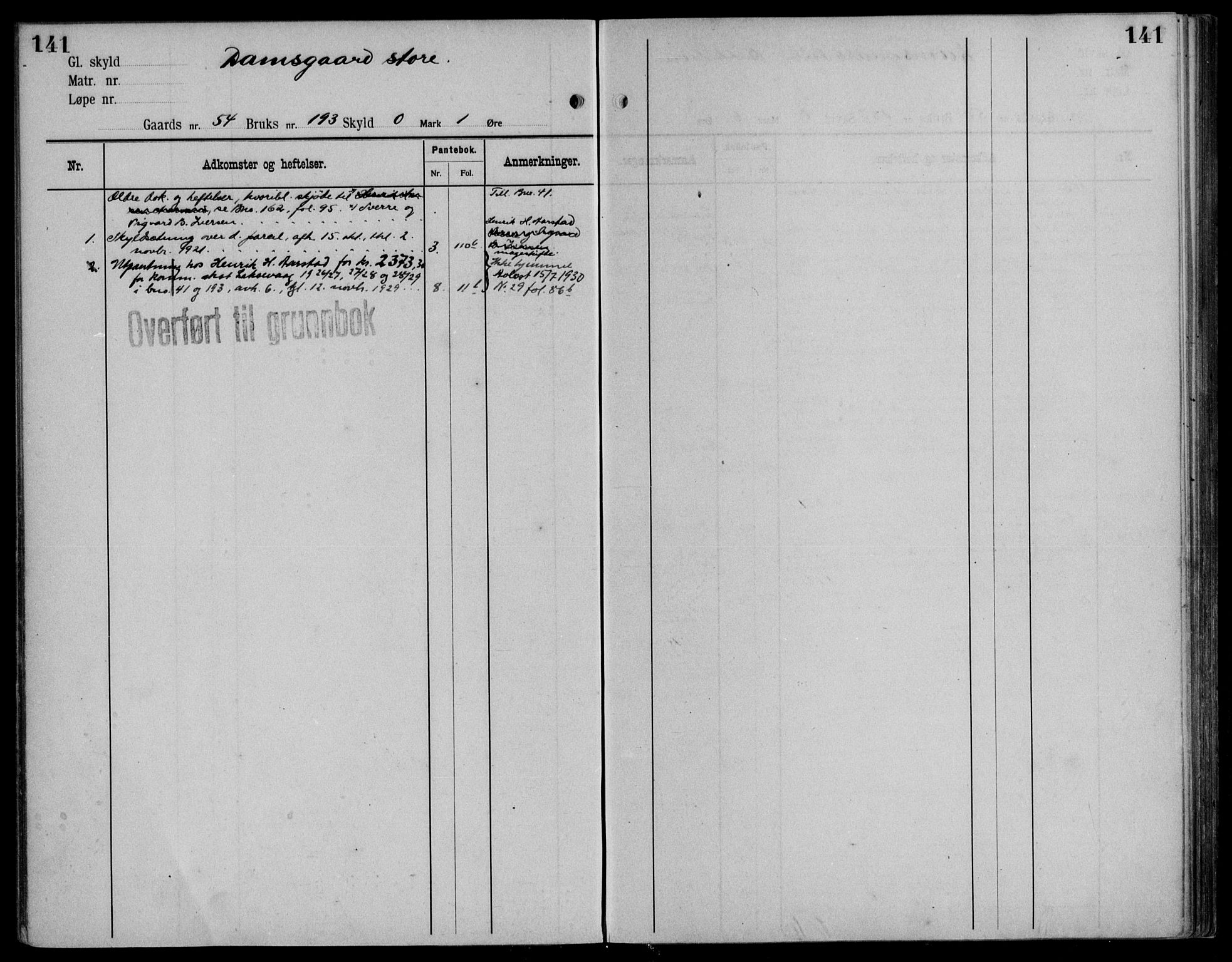 Midhordland sorenskriveri, AV/SAB-A-3001/1/G/Ga/Gab/L0115: Mortgage register no. II.A.b.115, p. 141