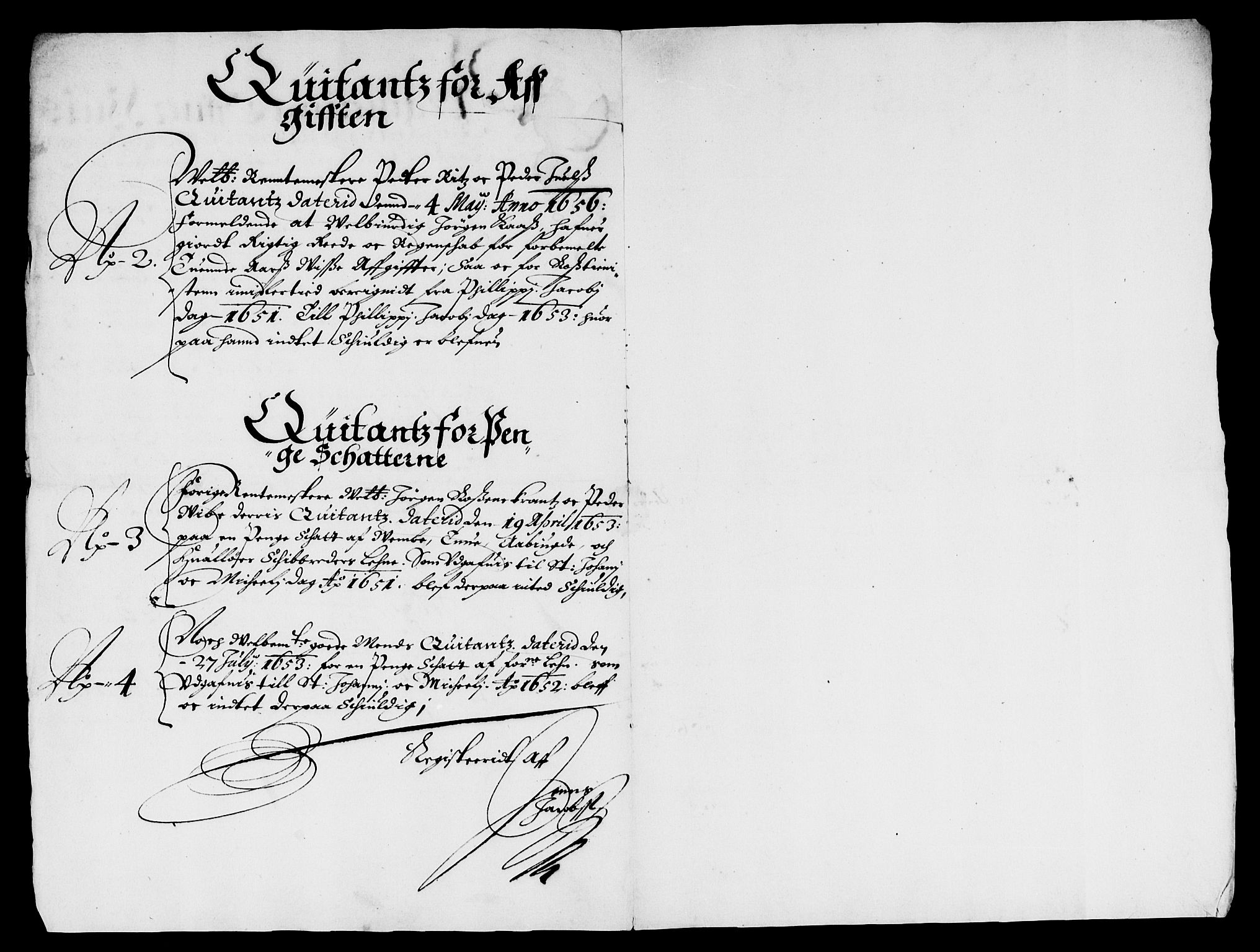 Rentekammeret inntil 1814, Reviderte regnskaper, Lensregnskaper, AV/RA-EA-5023/R/Rb/Rbc/L0008: Tune, Åbygge og Veme len, 1651-1657