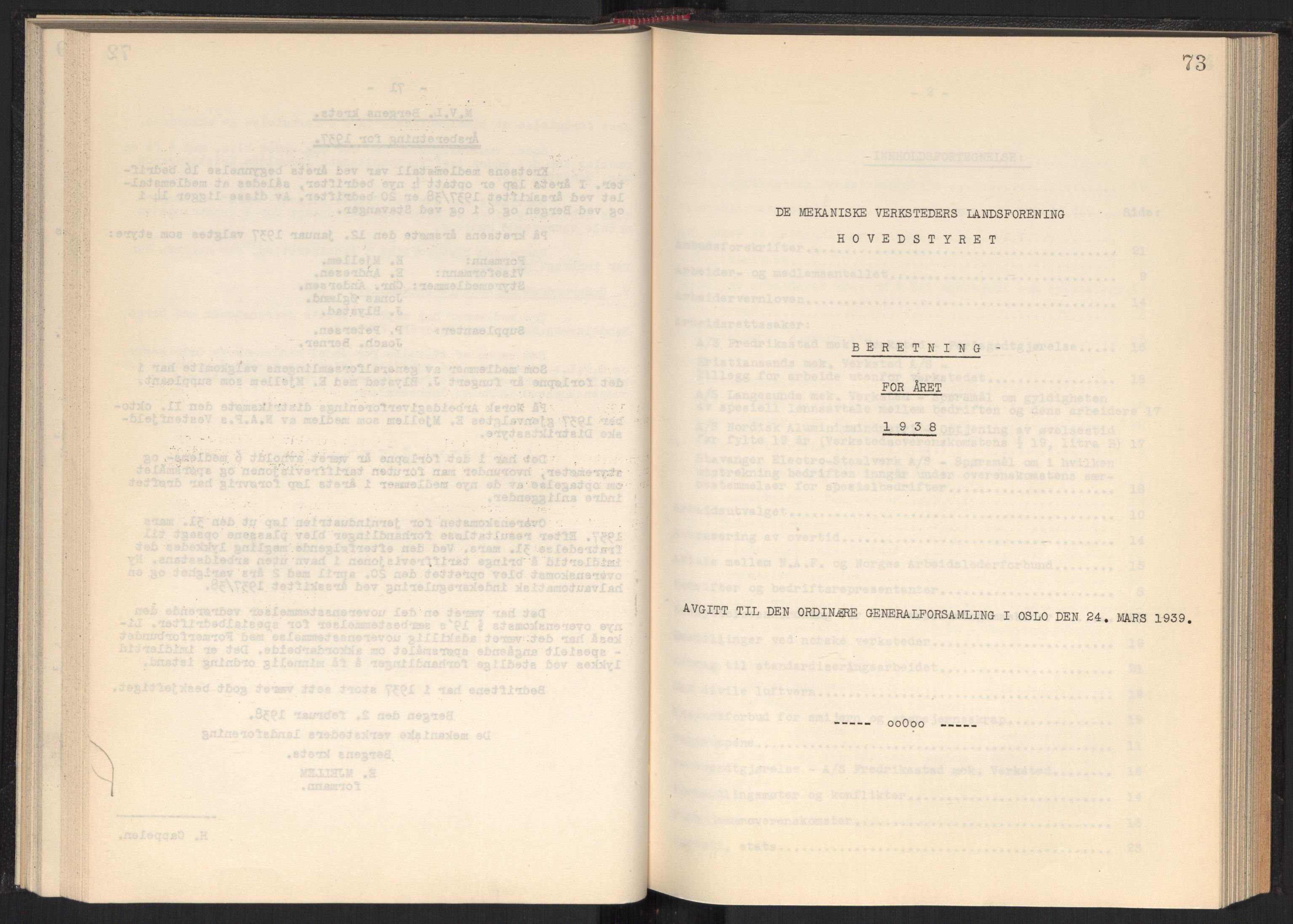 Teknologibedriftenes Landsforening TBL, AV/RA-PA-1700/A/Ad/L0006: Årsberetning med register, 1937-1943, p. 73