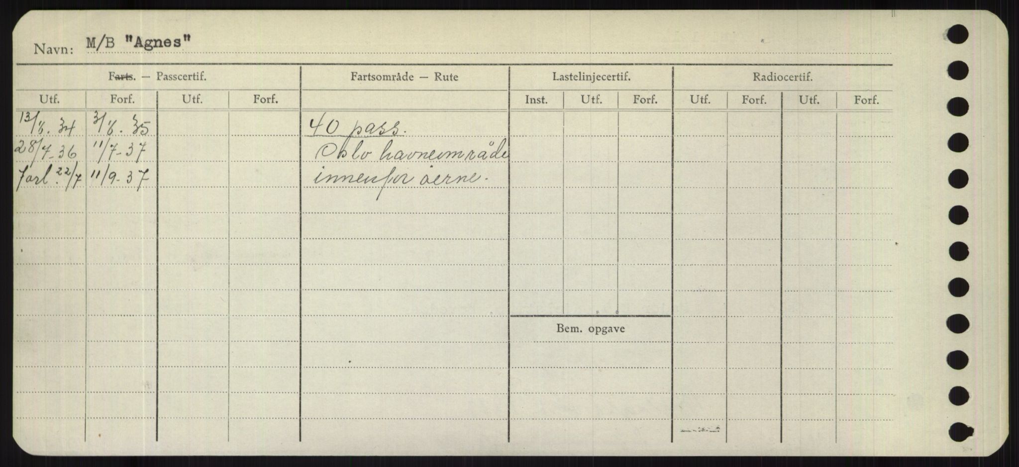 Sjøfartsdirektoratet med forløpere, Skipsmålingen, RA/S-1627/H/Hd/L0001: Fartøy, A-Anv, p. 140