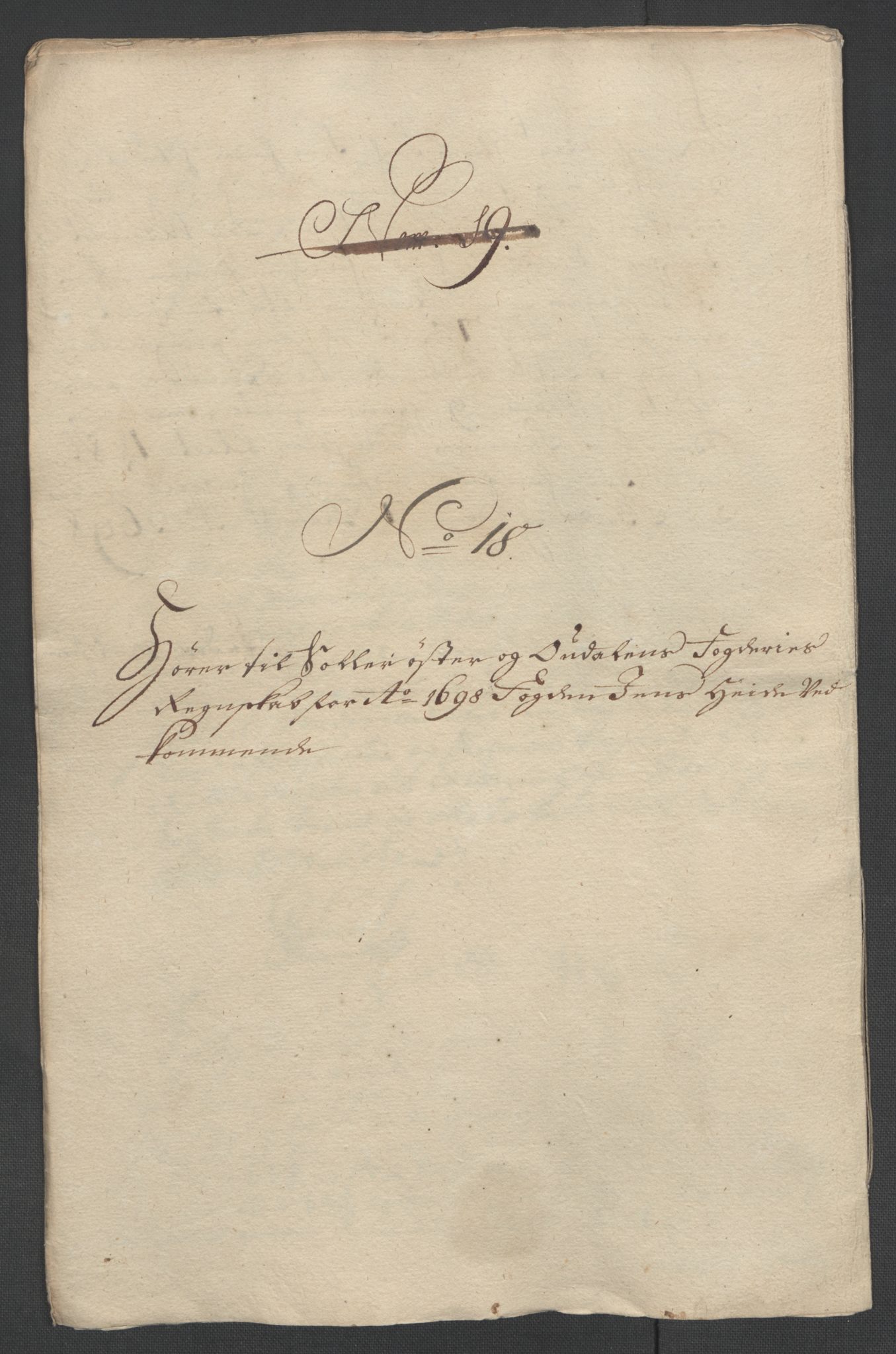 Rentekammeret inntil 1814, Reviderte regnskaper, Fogderegnskap, AV/RA-EA-4092/R13/L0836: Fogderegnskap Solør, Odal og Østerdal, 1698, p. 239