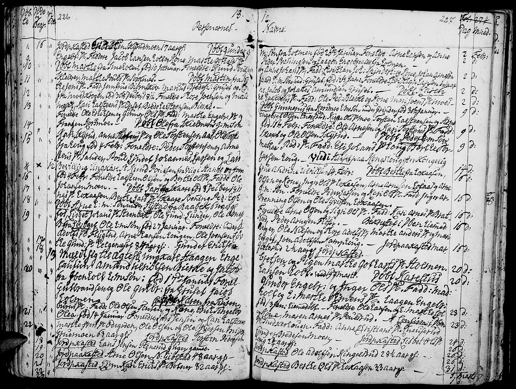 Grue prestekontor, SAH/PREST-036/H/Ha/Haa/L0005: Parish register (official) no. 5, 1805-1814, p. 226-227