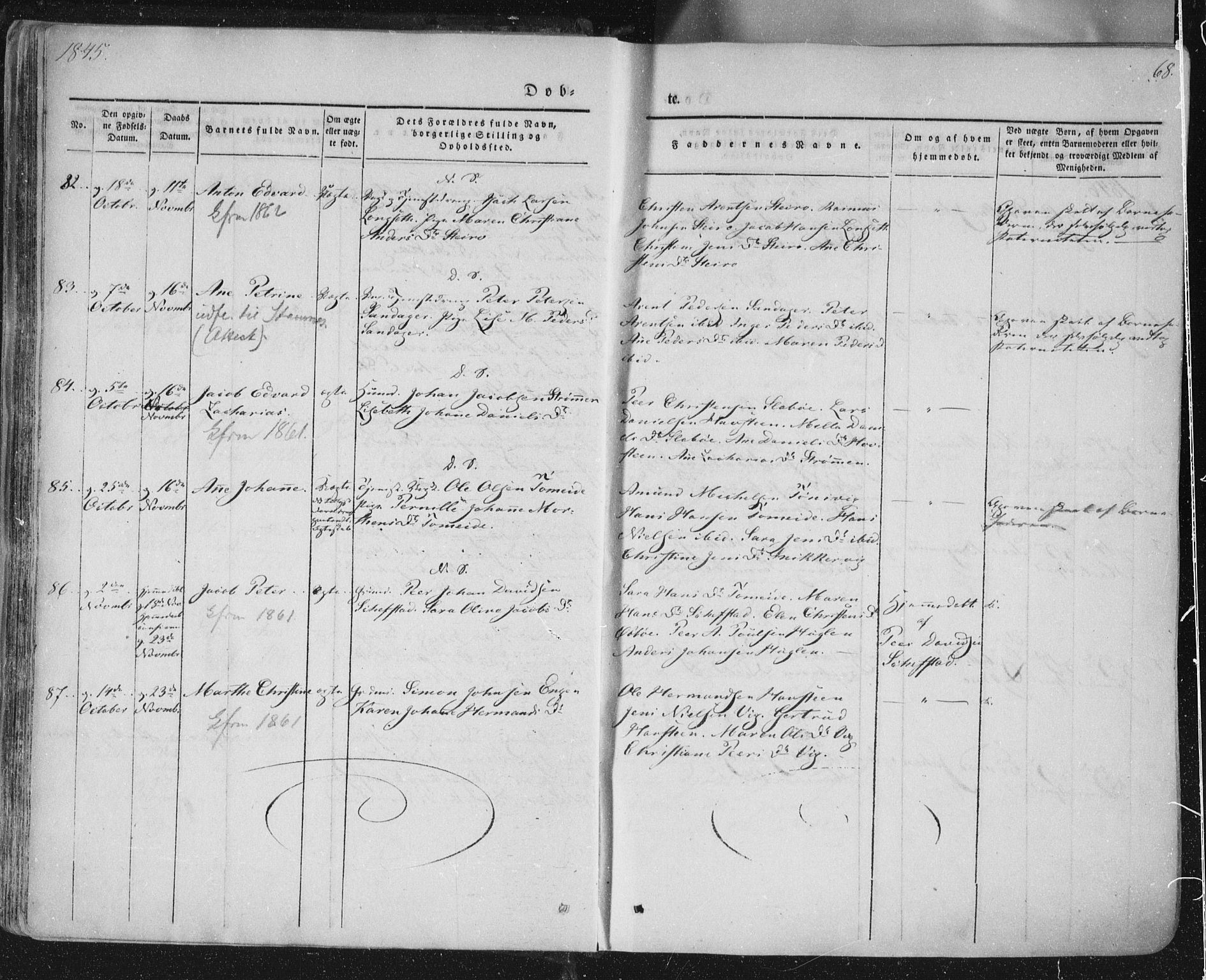 Ministerialprotokoller, klokkerbøker og fødselsregistre - Nordland, AV/SAT-A-1459/838/L0549: Parish register (official) no. 838A07, 1840-1854, p. 68