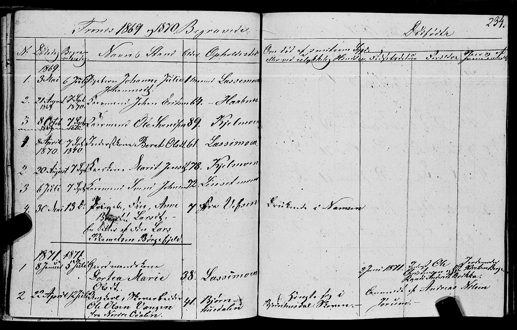 Ministerialprotokoller, klokkerbøker og fødselsregistre - Nord-Trøndelag, SAT/A-1458/762/L0538: Parish register (official) no. 762A02 /2, 1833-1879, p. 234