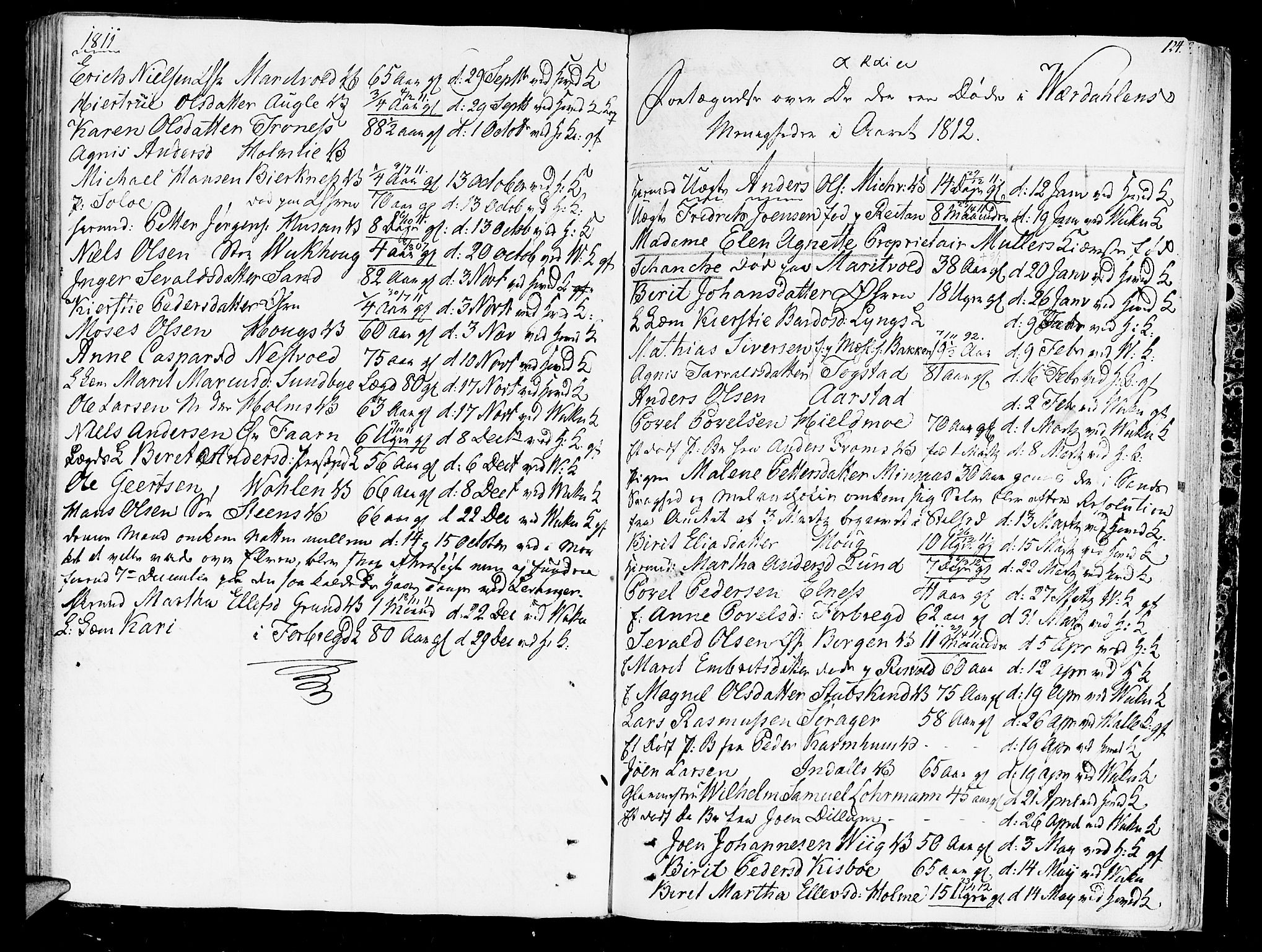 Ministerialprotokoller, klokkerbøker og fødselsregistre - Nord-Trøndelag, SAT/A-1458/723/L0233: Parish register (official) no. 723A04, 1805-1816, p. 124