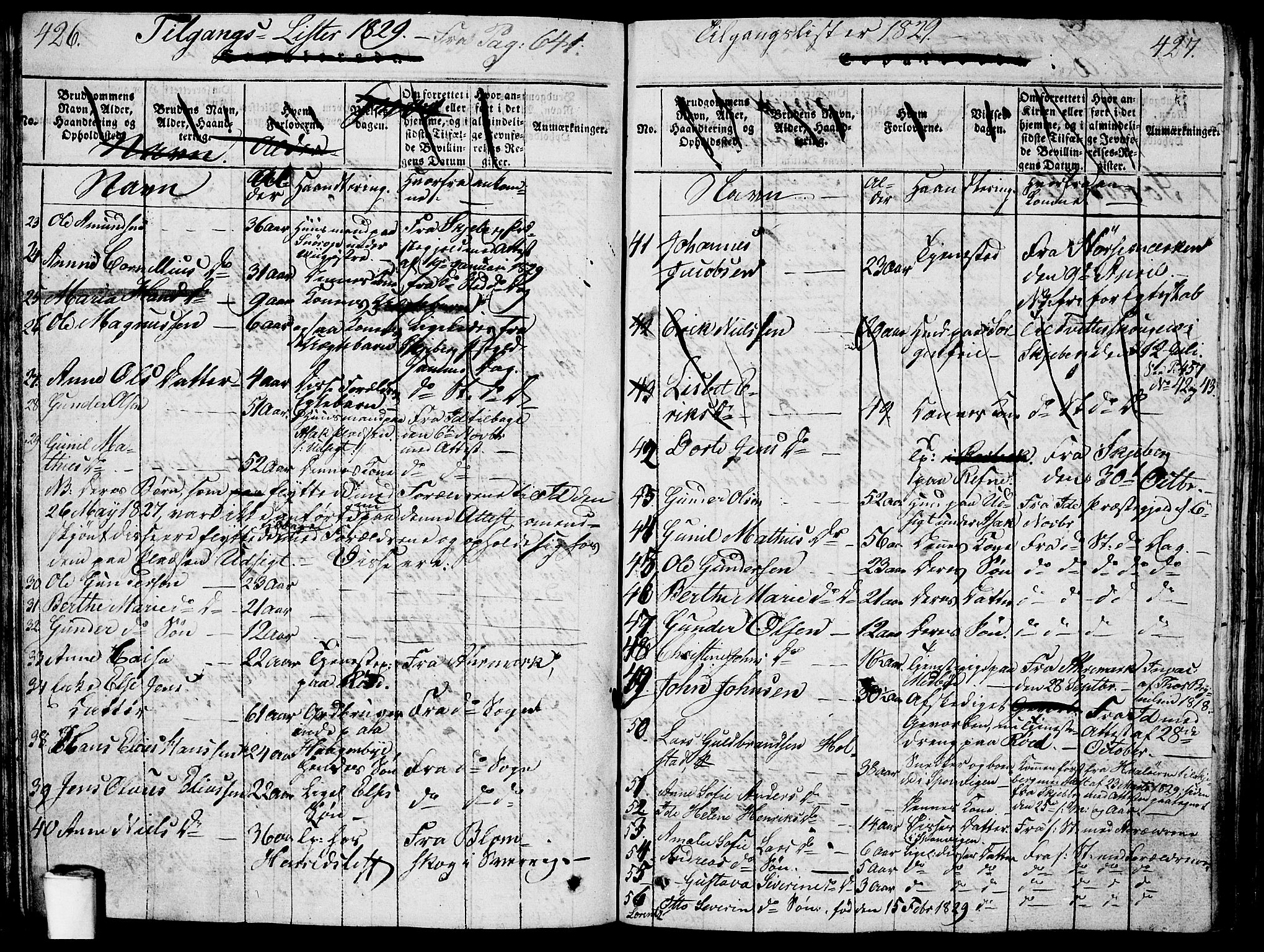 Berg prestekontor Kirkebøker, SAO/A-10902/G/Ga/L0001: Parish register (copy) no. I 1, 1815-1832, p. 426-427