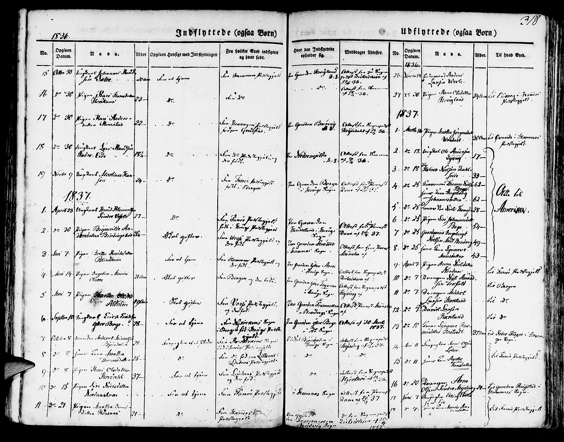 Haus sokneprestembete, SAB/A-75601/H/Haa: Parish register (official) no. A 14, 1827-1838, p. 318