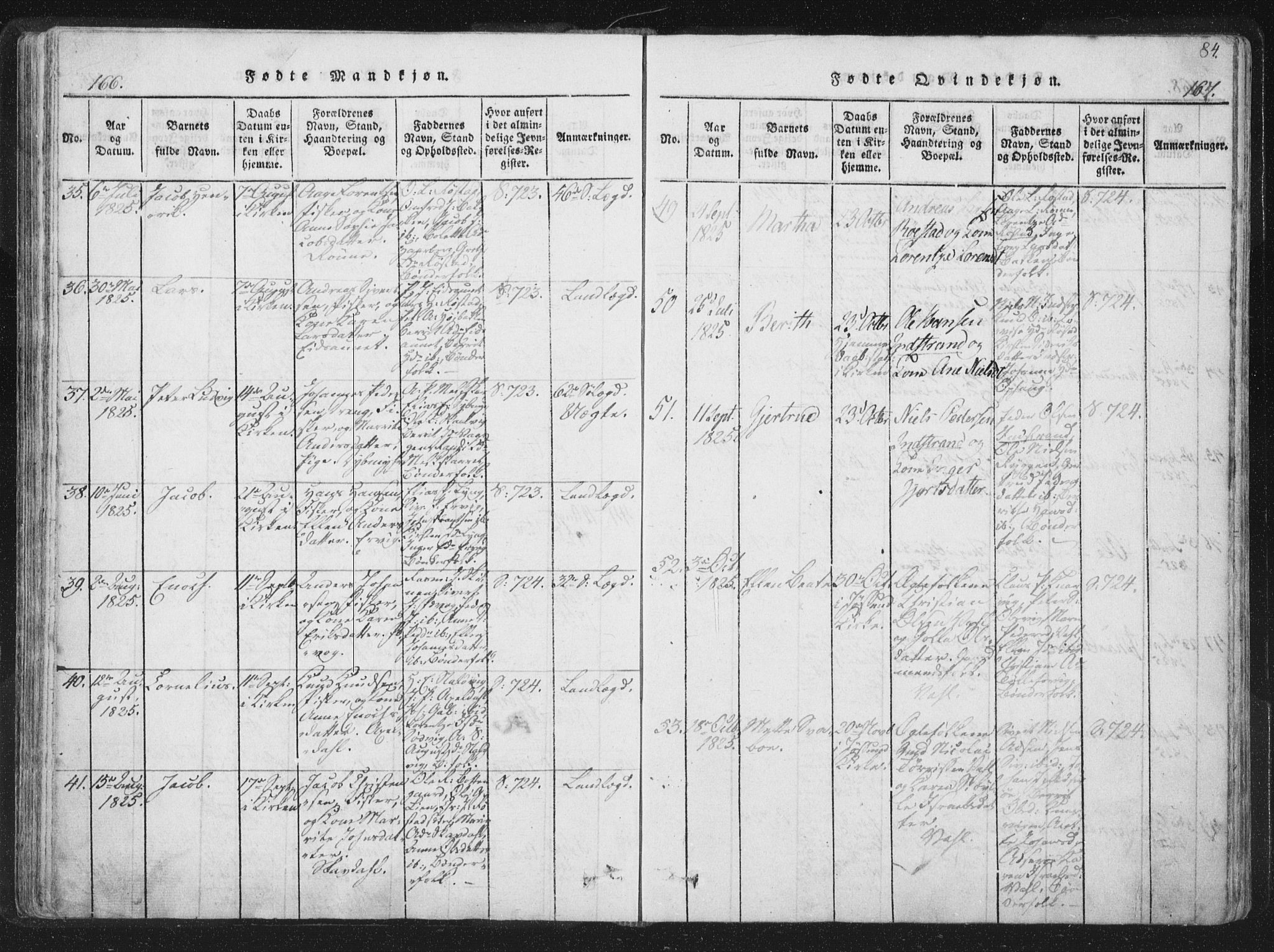 Ministerialprotokoller, klokkerbøker og fødselsregistre - Sør-Trøndelag, AV/SAT-A-1456/659/L0734: Parish register (official) no. 659A04, 1818-1825, p. 166-167