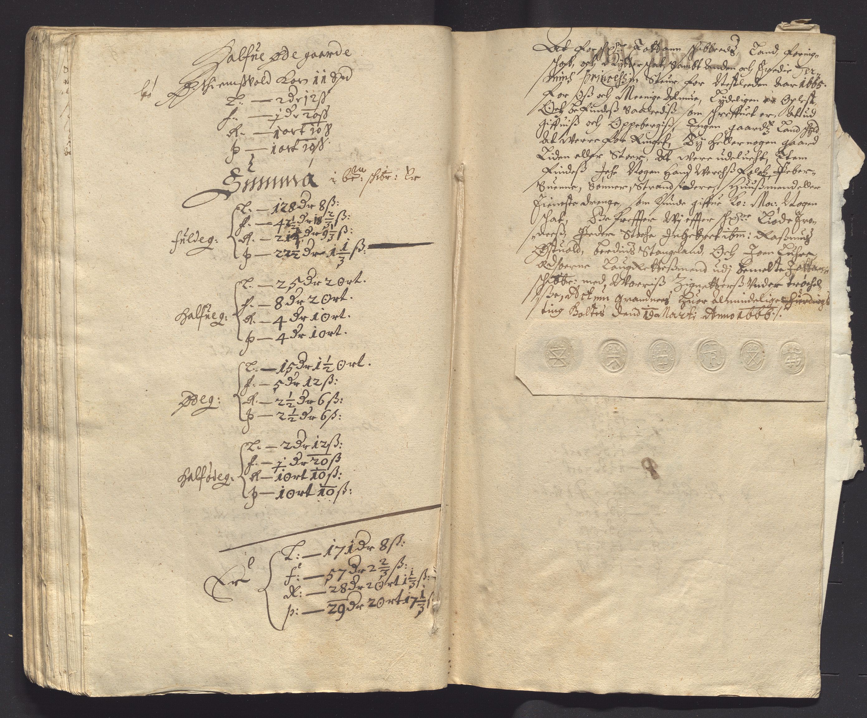 Stavanger len, AV/SAST-A-101870/Ob/L0042: Diverse, 1665-1670, p. 134