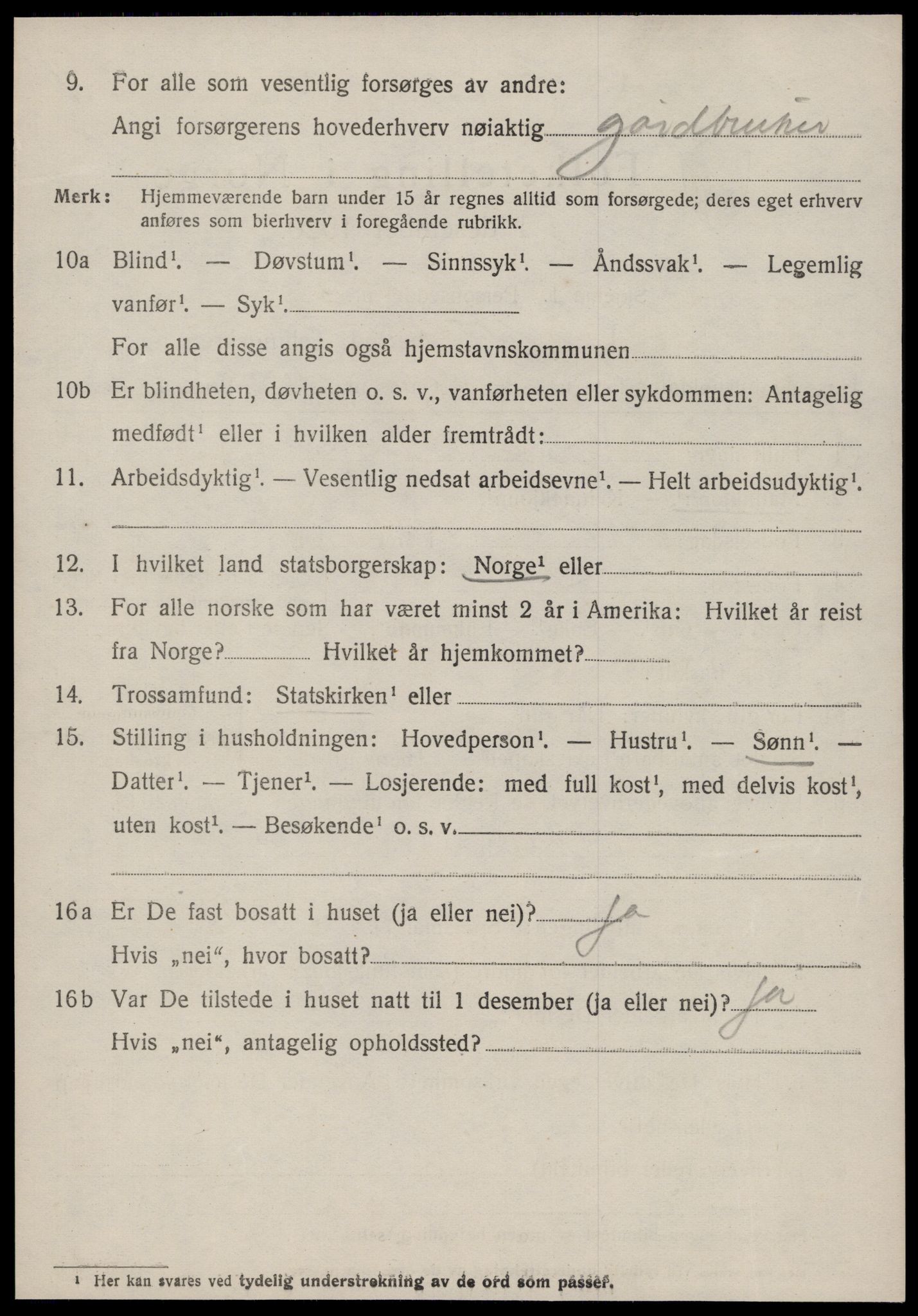 SAT, 1920 census for Ørsta, 1920, p. 1725