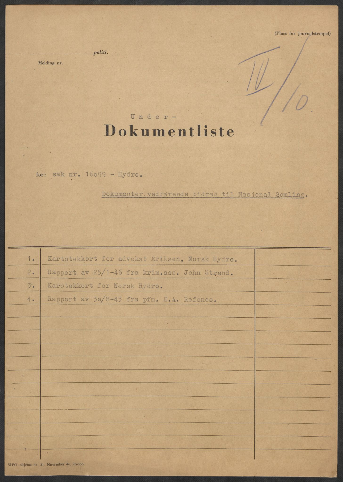 Landssvikarkivet, Oslo politikammer, RA/S-3138-01/D/Dg/L0544/5604: Henlagt hnr. 5581 - 5583, 5585 og 5588 - 5597 / Hnr. 5588, 1945-1948, p. 2423