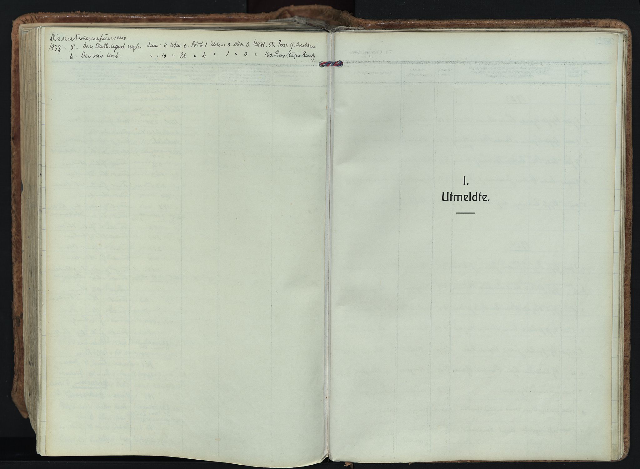 Bragernes kirkebøker, SAKO/A-6/F/Fb/L0011: Parish register (official) no. II 11, 1922-1945