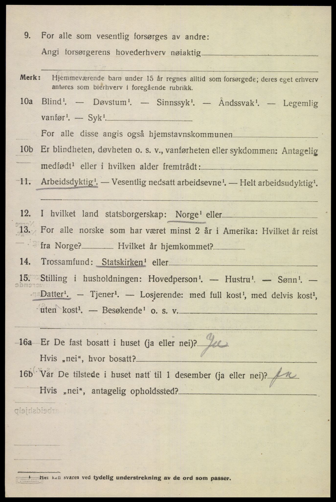 SAK, 1920 census for Feda, 1920, p. 1844