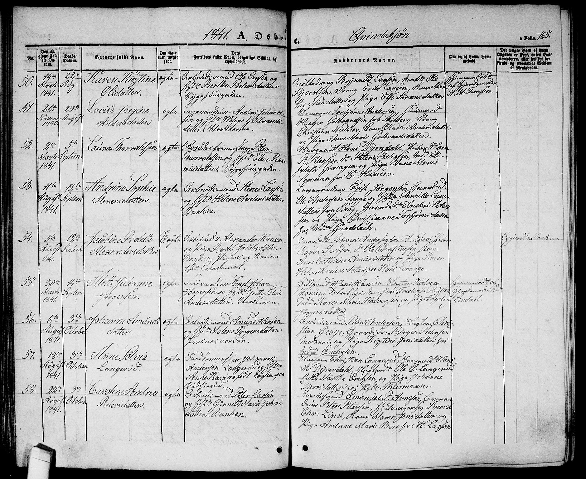 Halden prestekontor Kirkebøker, AV/SAO-A-10909/G/Ga/L0003: Parish register (copy) no. 3, 1834-1844, p. 165