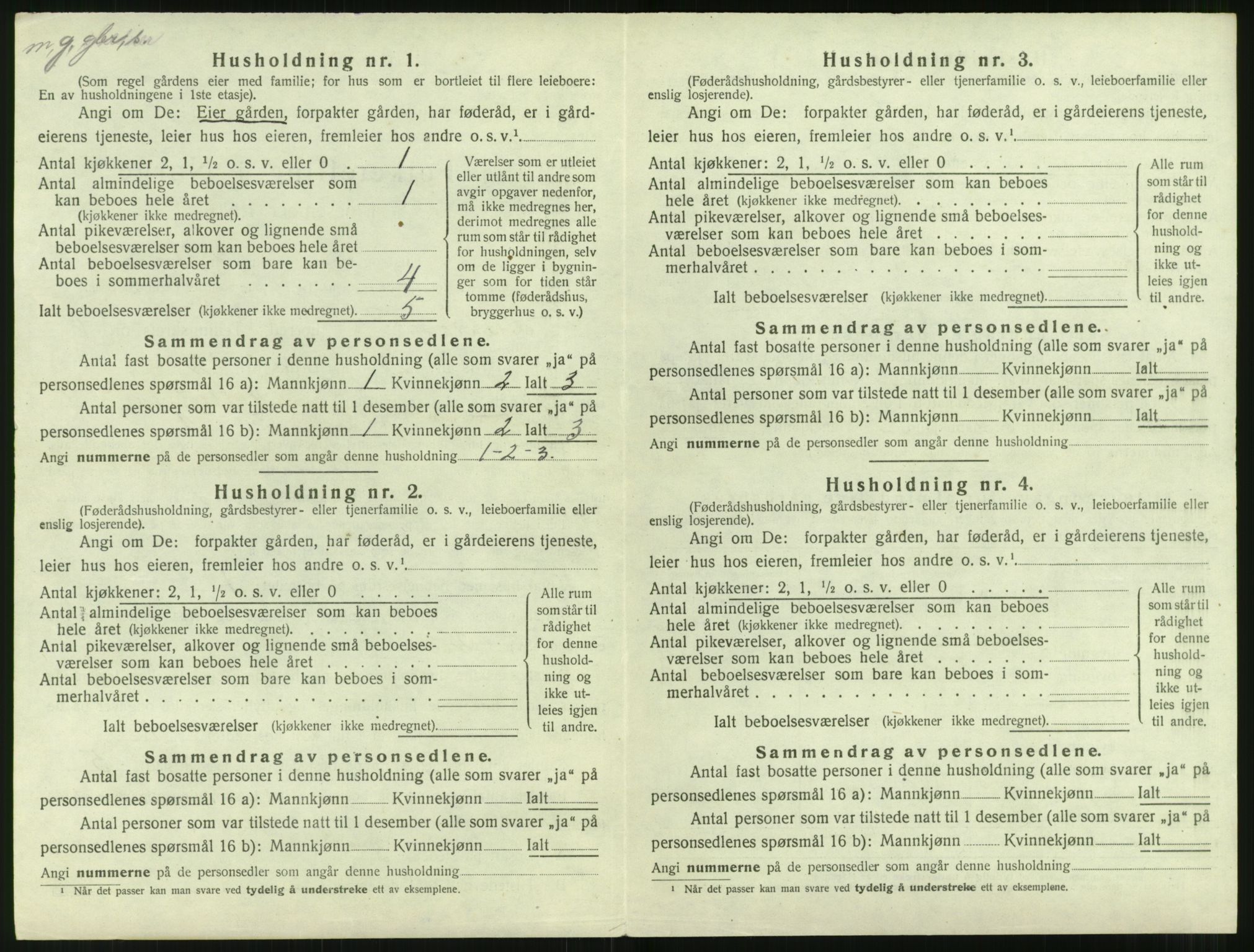 SAT, 1920 census for Aukra, 1920, p. 520