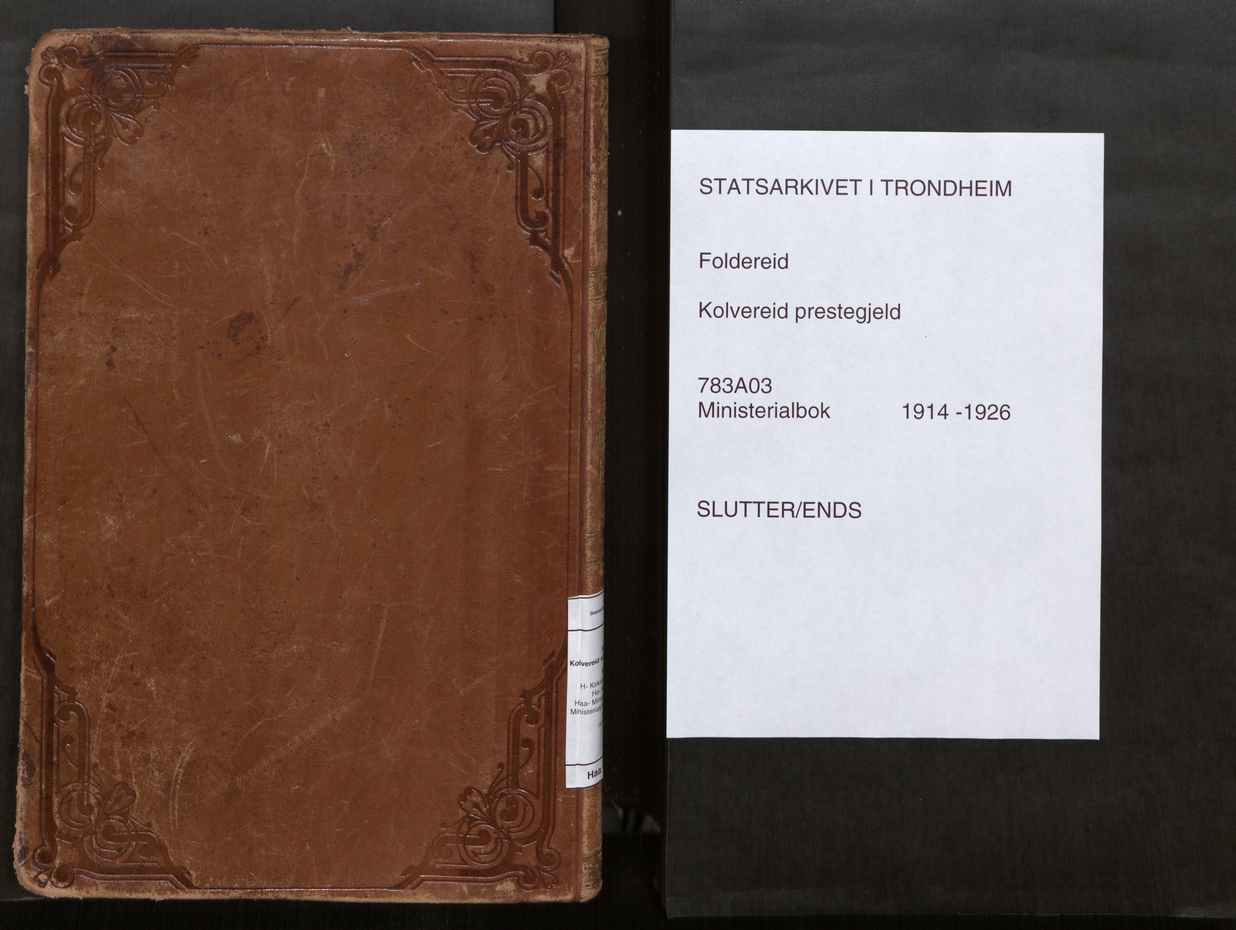 Kolvereid sokneprestkontor, SAT/A-1171/H/Ha/Haa/L0002: Parish register (official) no. 2, 1914-1926