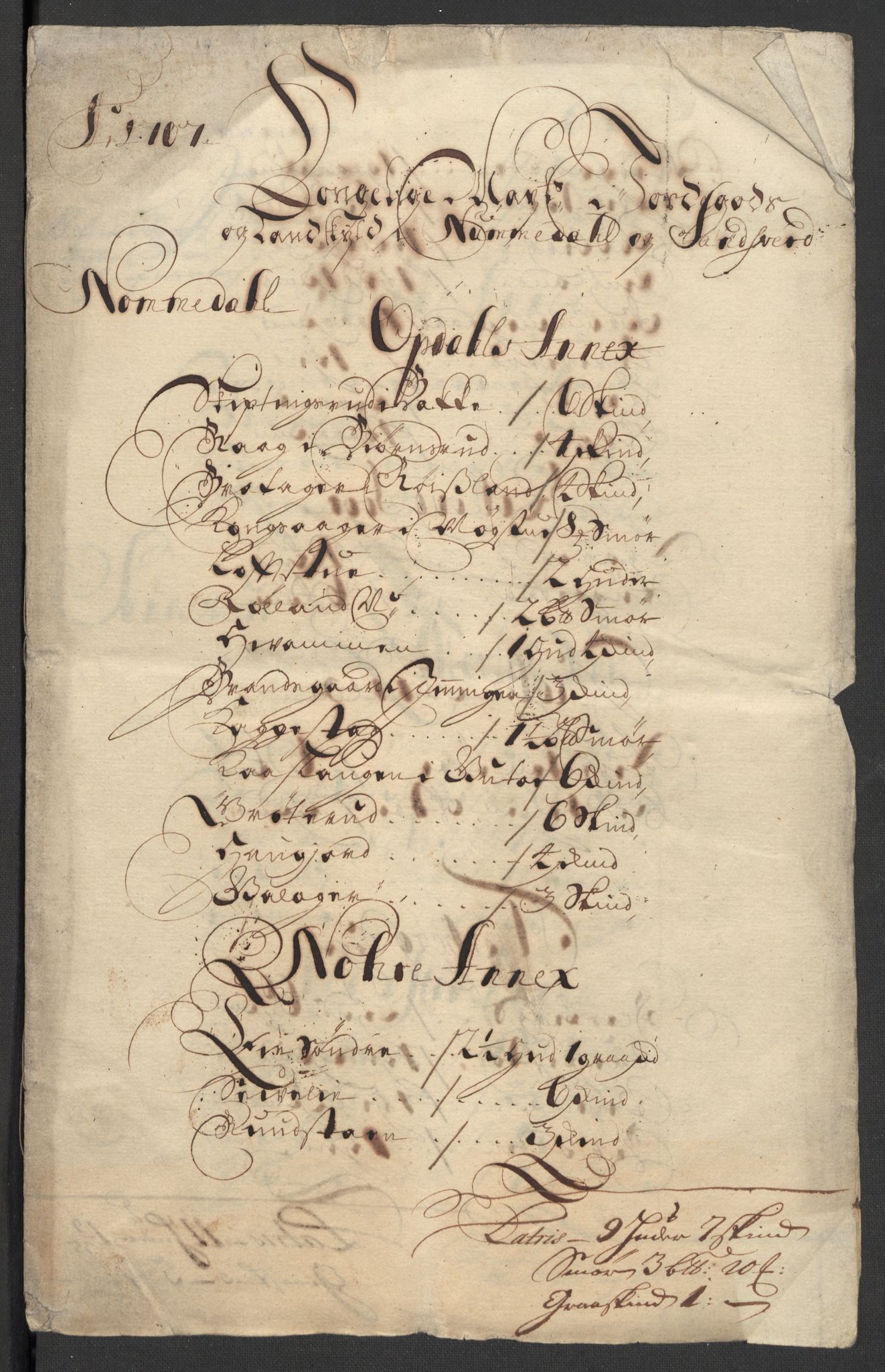 Rentekammeret inntil 1814, Reviderte regnskaper, Fogderegnskap, RA/EA-4092/R24/L1584: Fogderegnskap Numedal og Sandsvær, 1707-1708, p. 11