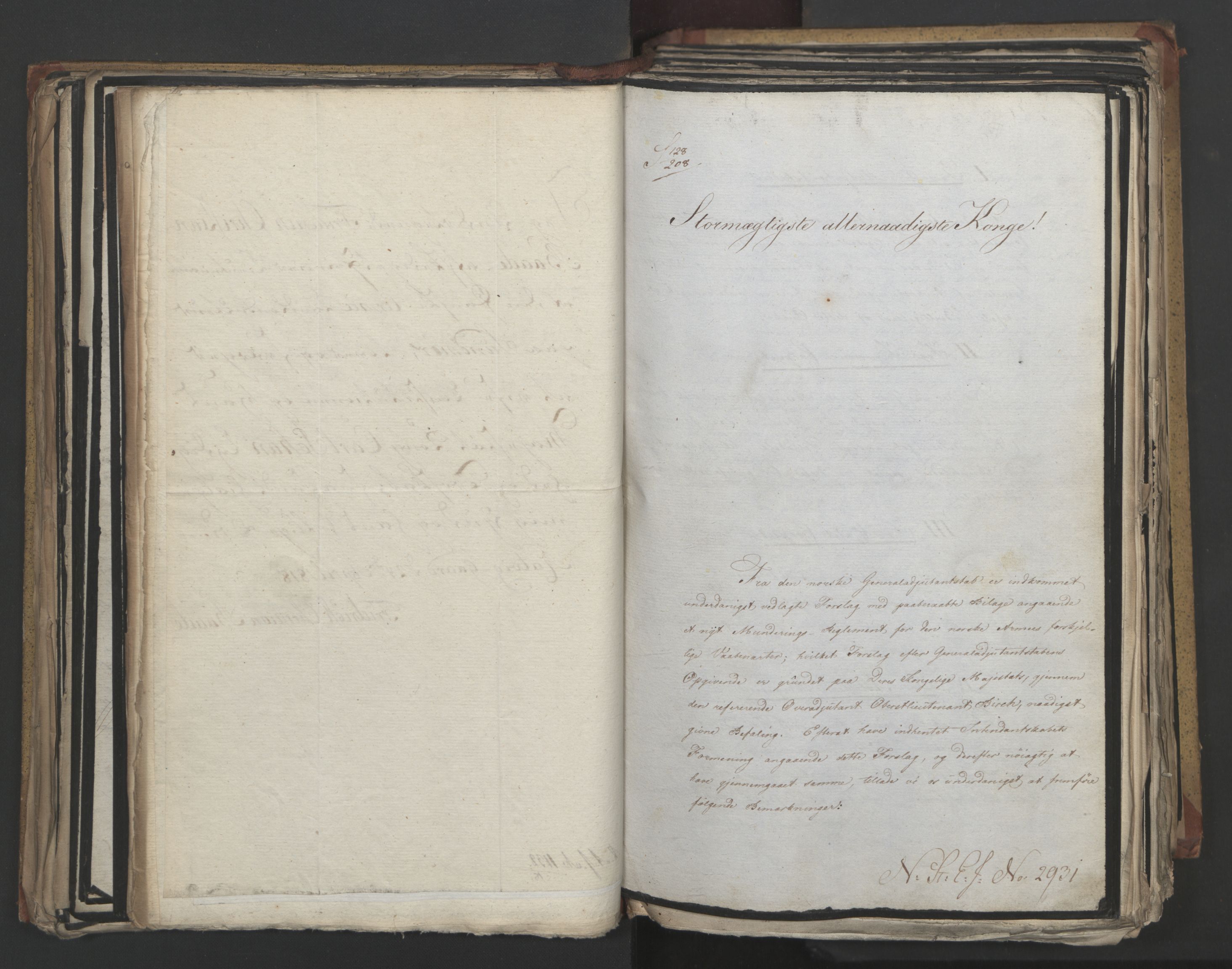 Statsrådsavdelingen i Stockholm, AV/RA-S-1003/D/Da/L0014: Regjeringsinnstillinger nr. 2890-3057, 1818, p. 176