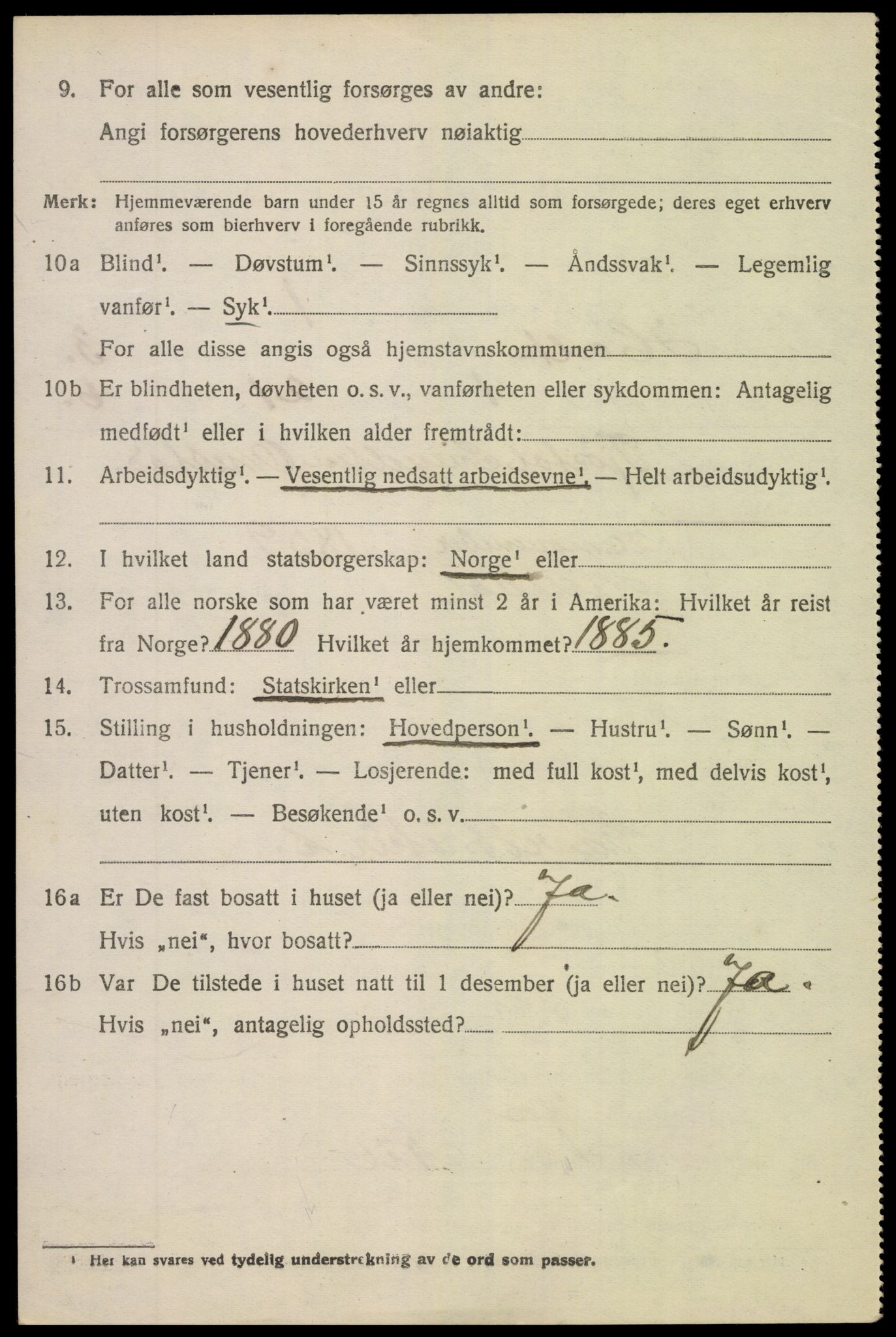 SAK, 1920 census for Holt, 1920, p. 2369