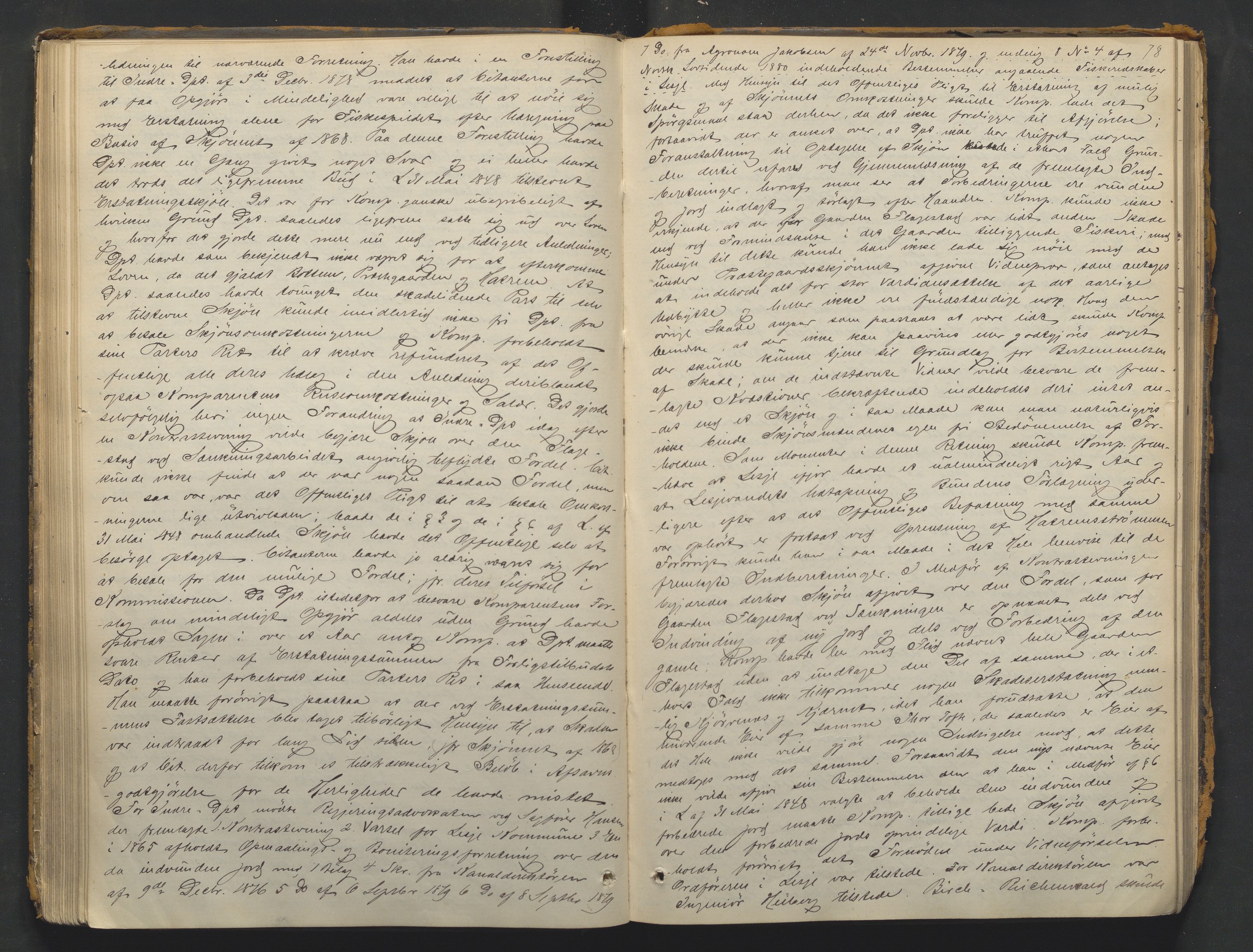 Nord-Gudbrandsdal tingrett, SAH/TING-002/G/Gc/Gcb/L0004: Ekstrarettsprotokoll for åstedssaker, 1876-1887, p. 77b-78a