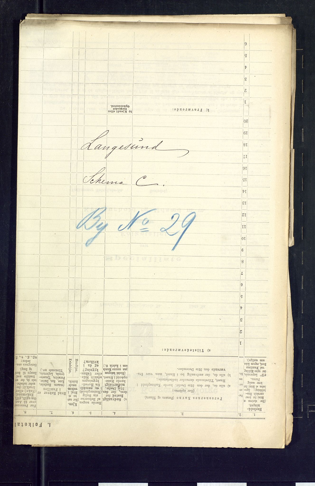 SAKO, 1875 census for 0802B Bamble/Langesund, 1875, p. 9