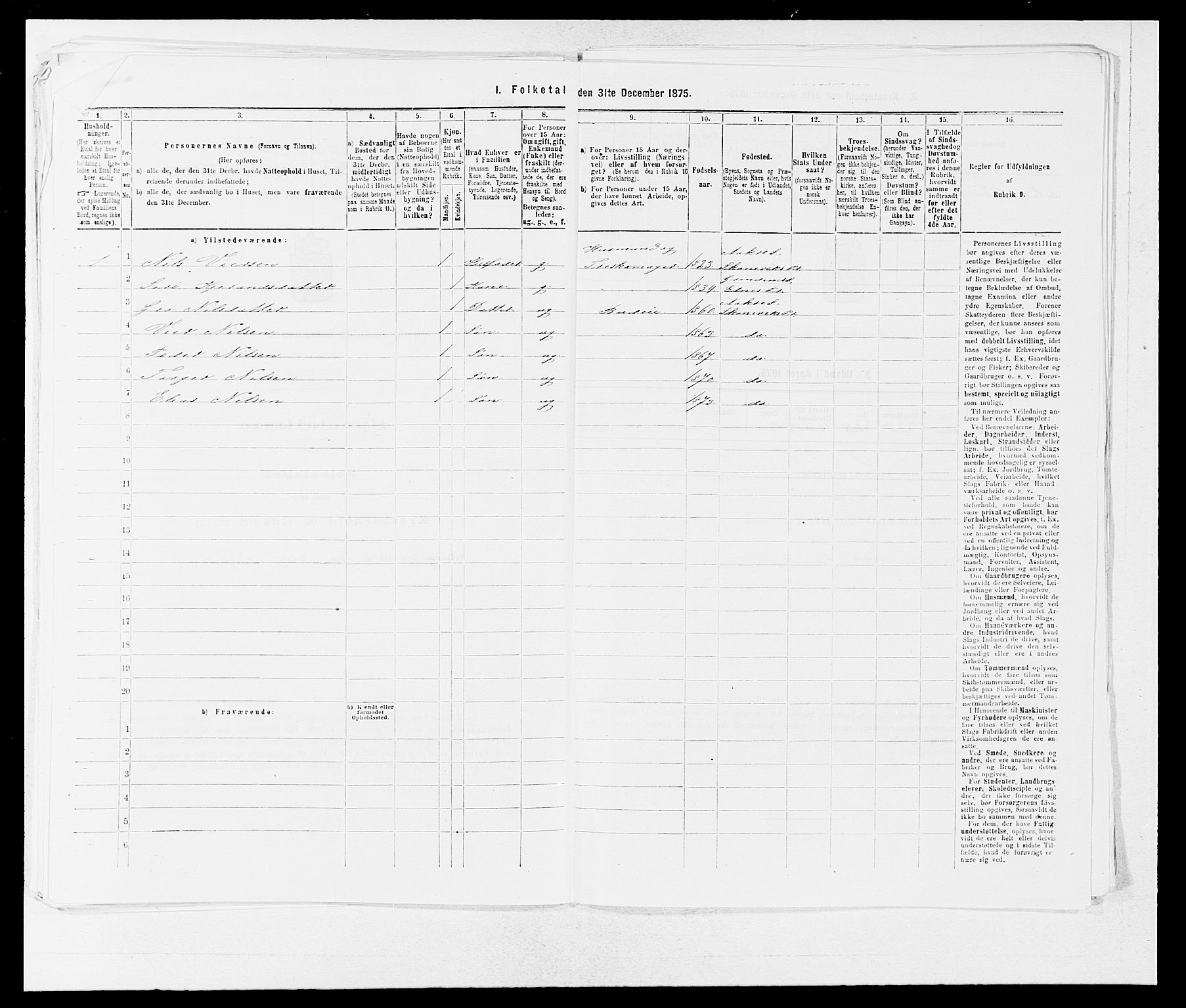 SAB, 1875 census for 1212P Skånevik, 1875, p. 763