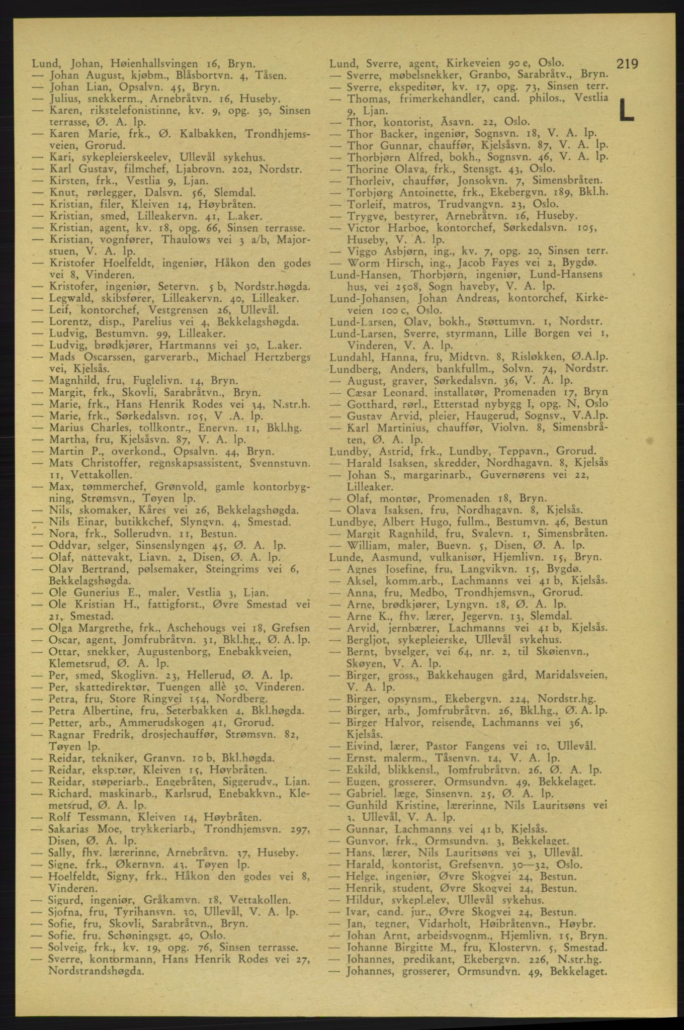 Aker adressebok/adressekalender, PUBL/001/A/006: Aker adressebok, 1937-1938, p. 219