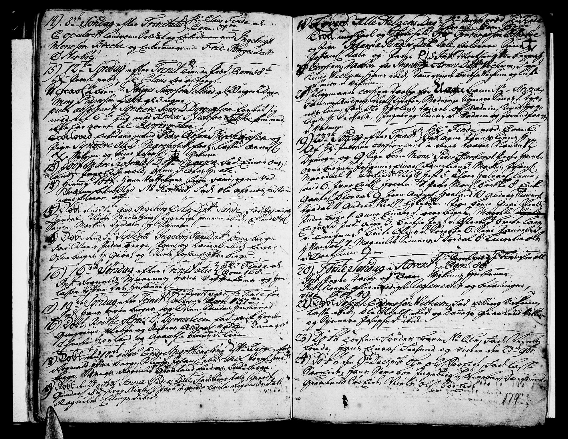 Vik sokneprestembete, SAB/A-81501: Parish register (official) no. A 3 /3, 1755-1771, p. 119