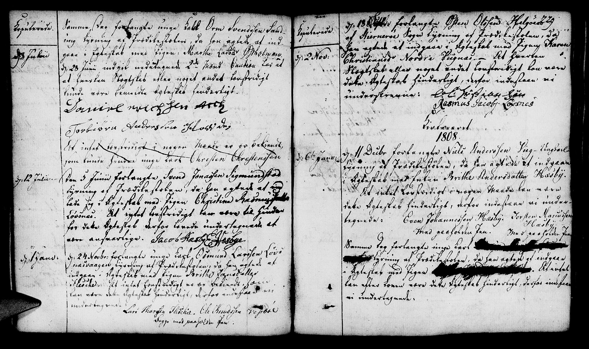 Finnøy sokneprestkontor, SAST/A-101825/H/Ha/Haa/L0005: Parish register (official) no. A 5, 1773-1816, p. 229