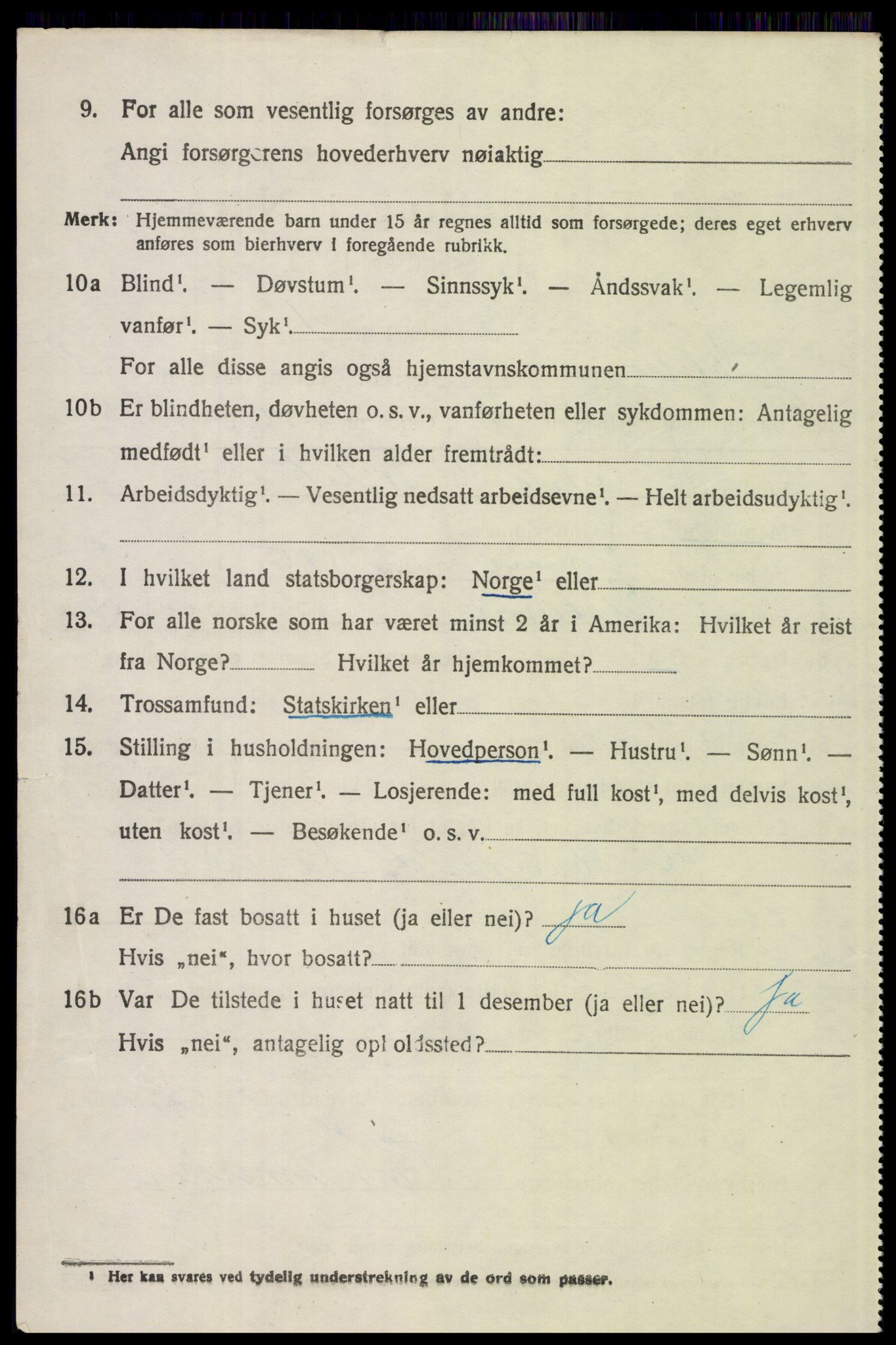 SAH, 1920 census for Elverum, 1920, p. 18005