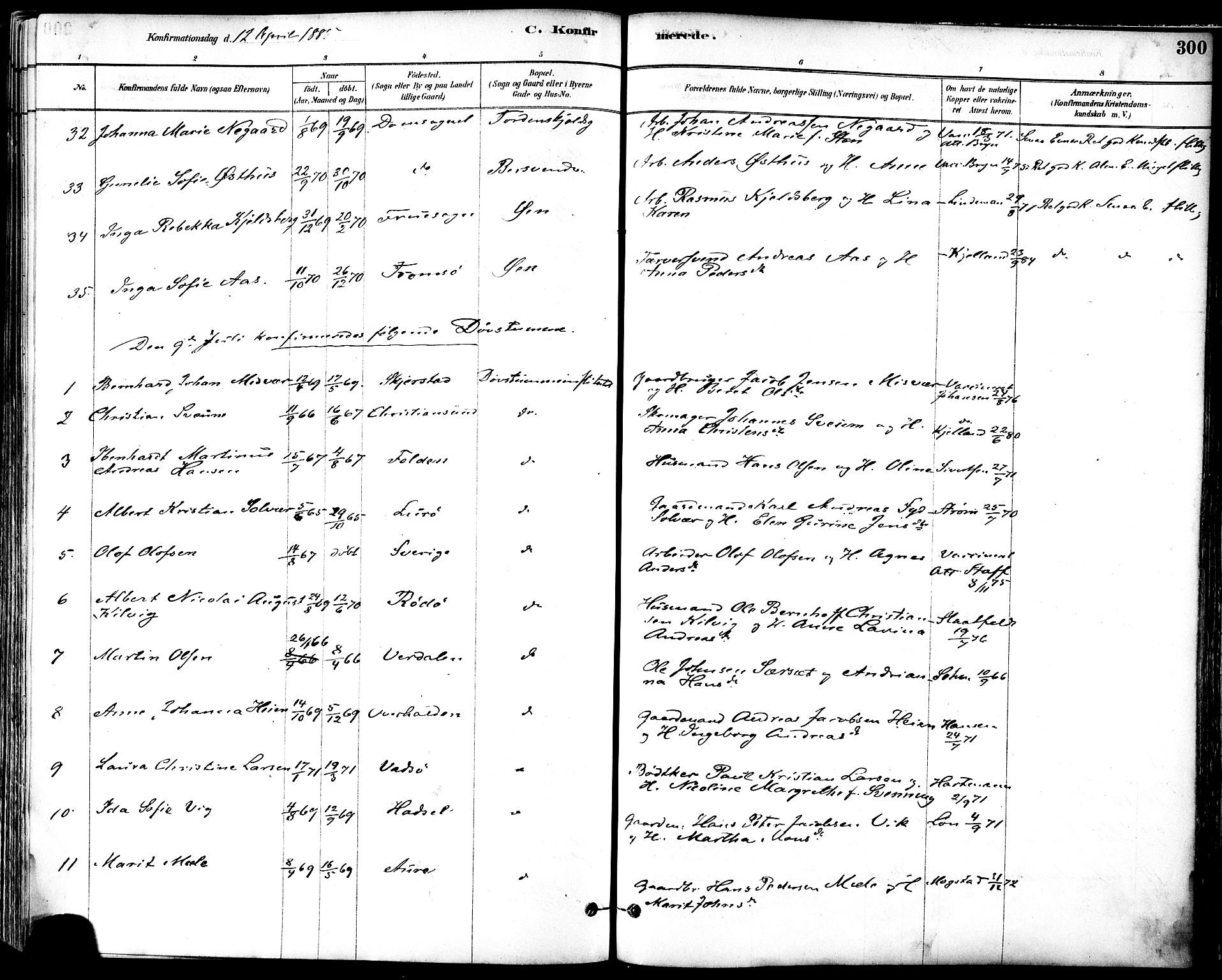 Ministerialprotokoller, klokkerbøker og fødselsregistre - Sør-Trøndelag, AV/SAT-A-1456/601/L0057: Parish register (official) no. 601A25, 1877-1891, p. 300