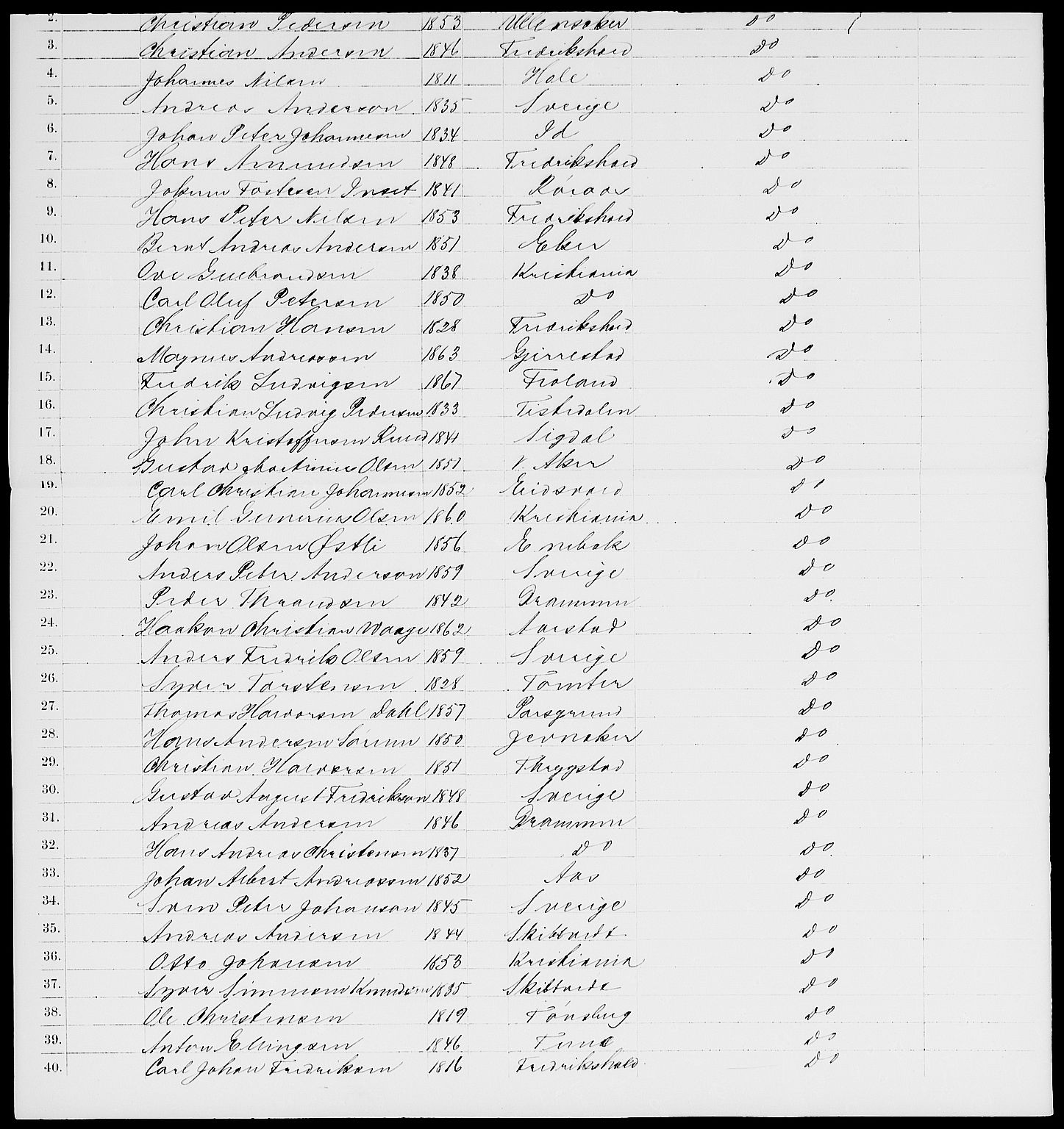 RA, 1885 census for 0301 Kristiania, 1885, p. 959