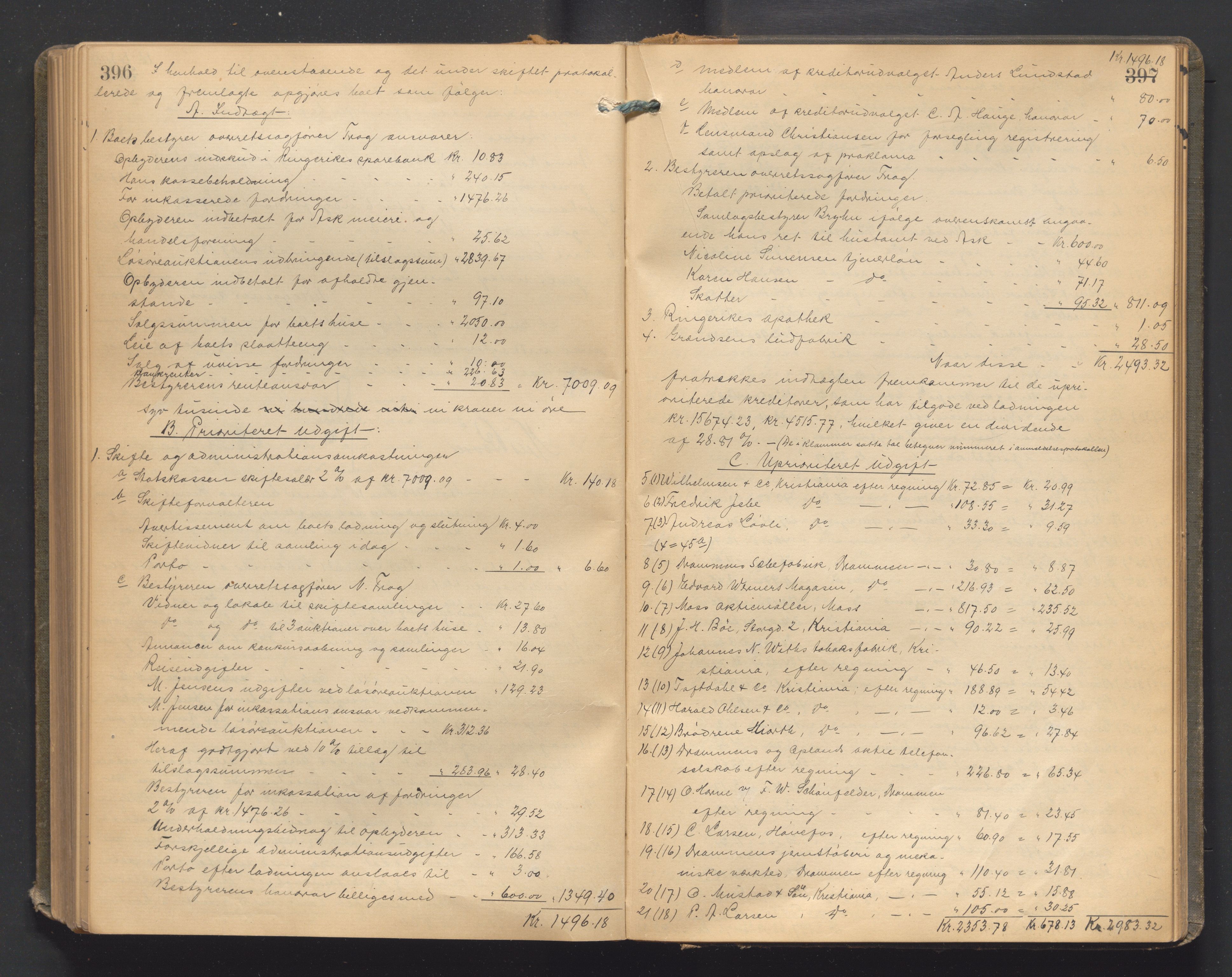 Ringerike sorenskriveri, SAKO/A-105/H/Hb/Hbd/Hbda/L0011: Skifteutlodningsprotokoll, 1896-1904, p. 396-397