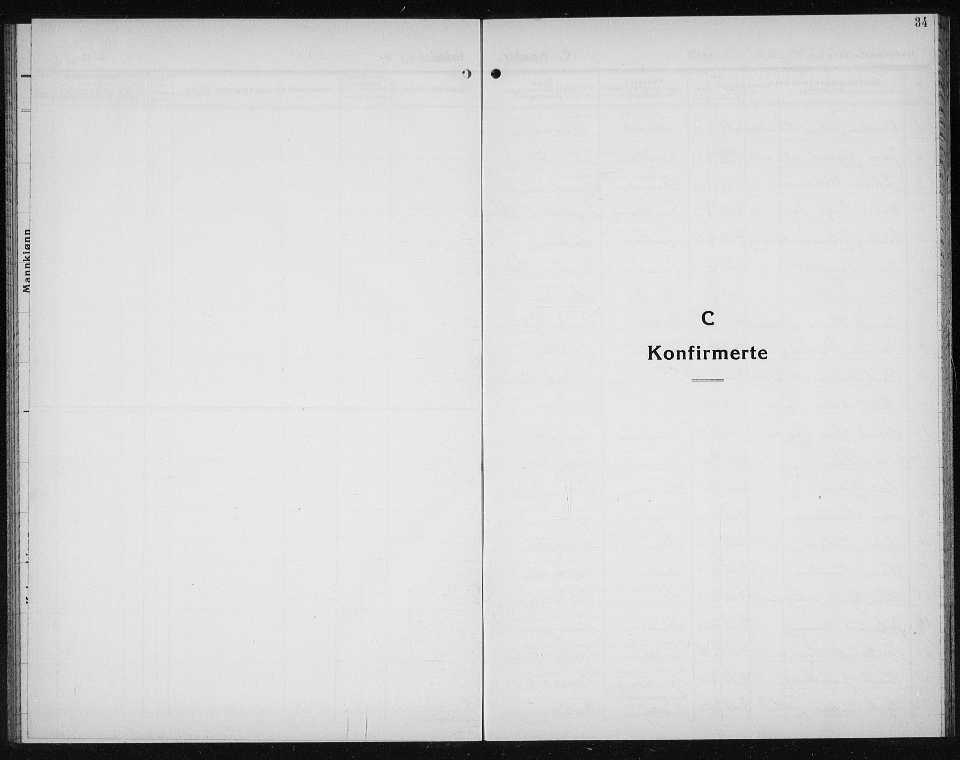 Ministerialprotokoller, klokkerbøker og fødselsregistre - Sør-Trøndelag, SAT/A-1456/611/L0357: Parish register (copy) no. 611C05, 1938-1942, p. 34