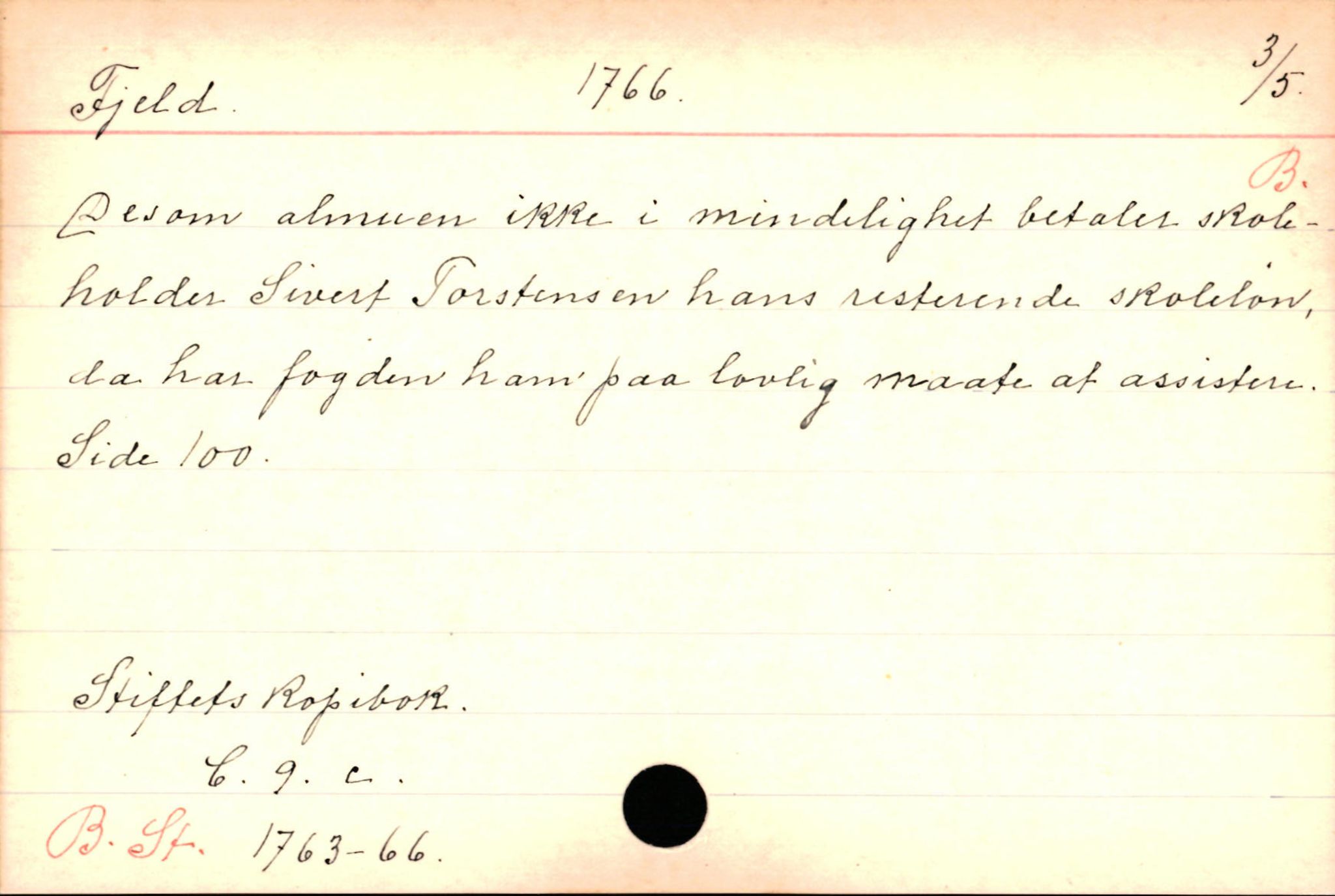 Haugen, Johannes - lærer, SAB/SAB/PA-0036/01/L0001: Om klokkere og lærere, 1521-1904, p. 3006