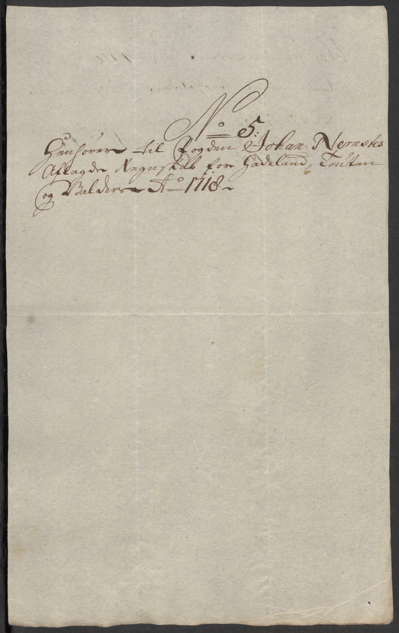 Rentekammeret inntil 1814, Reviderte regnskaper, Fogderegnskap, AV/RA-EA-4092/R18/L1320: Fogderegnskap Hadeland, Toten og Valdres, 1718, p. 95