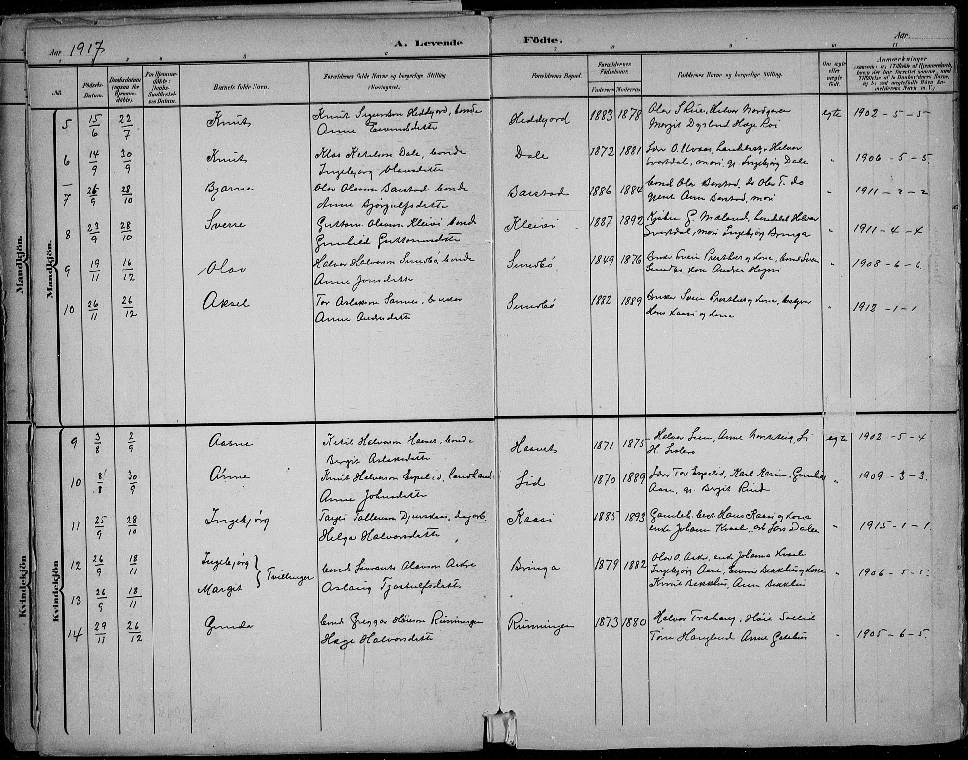 Seljord kirkebøker, SAKO/A-20/F/Fb/L0002: Parish register (official) no. II 2, 1887-1917