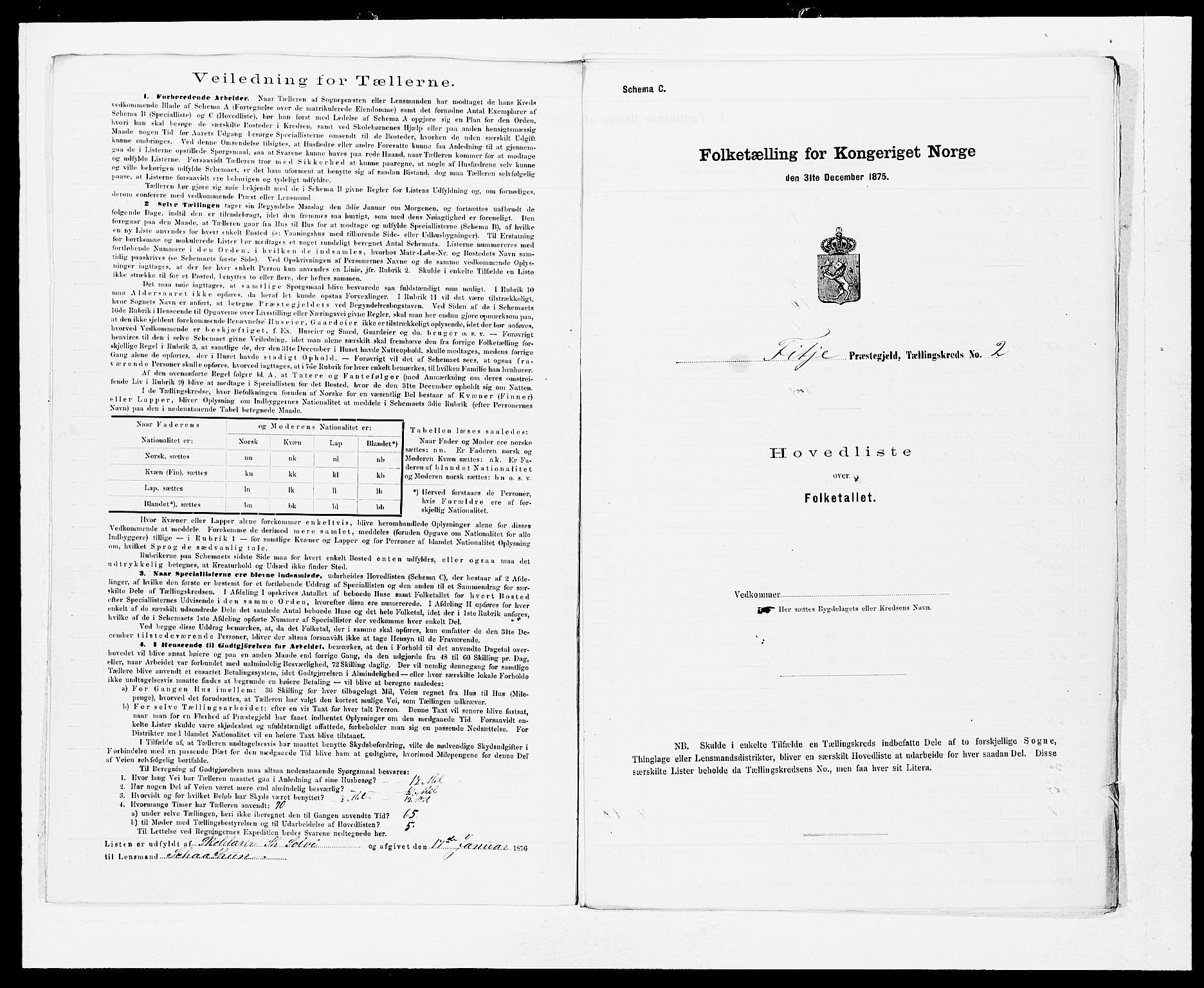 SAB, 1875 census for 1222P Fitjar, 1875, p. 4