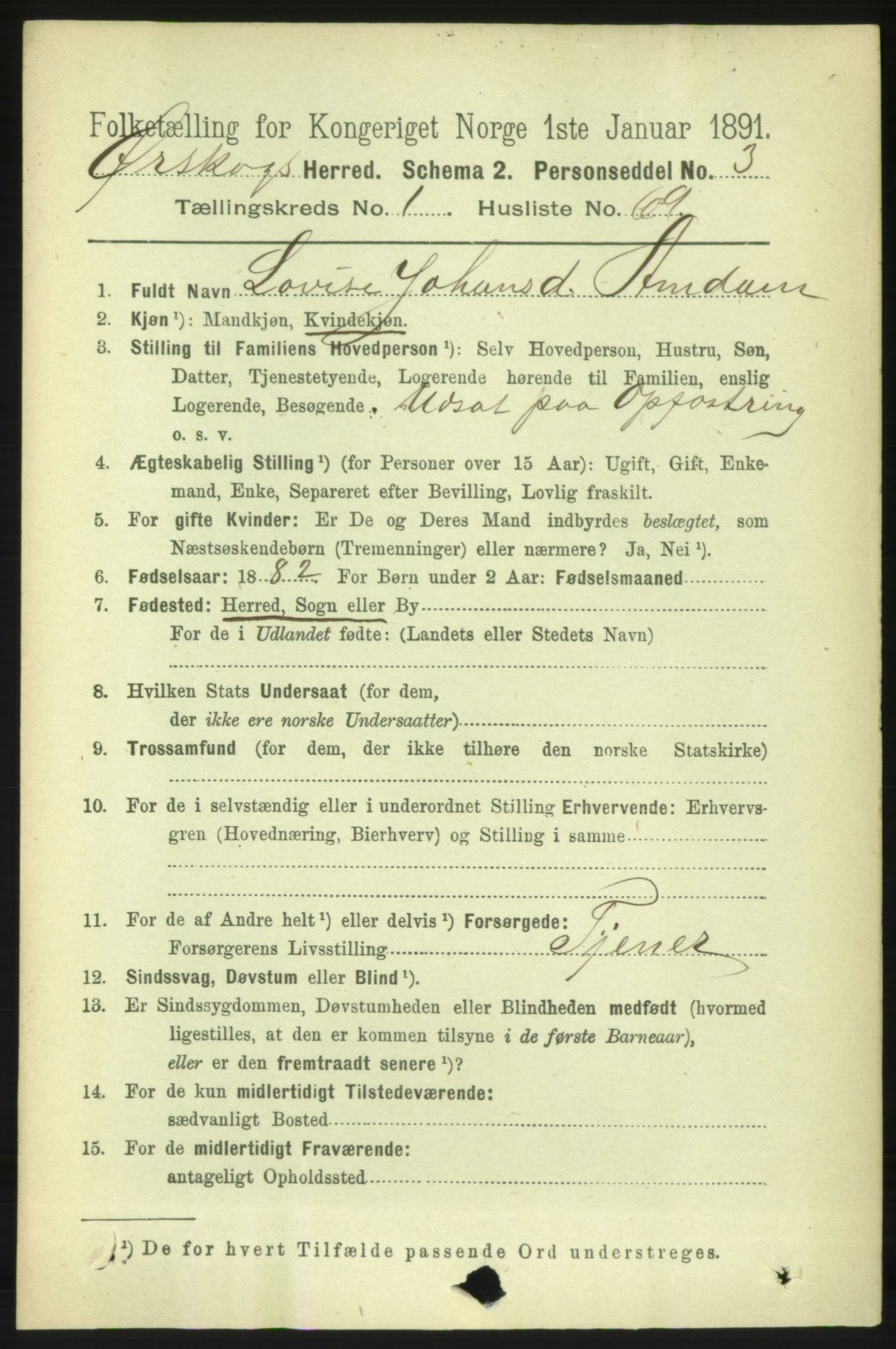 RA, 1891 census for 1527 Ørskog, 1891, p. 512