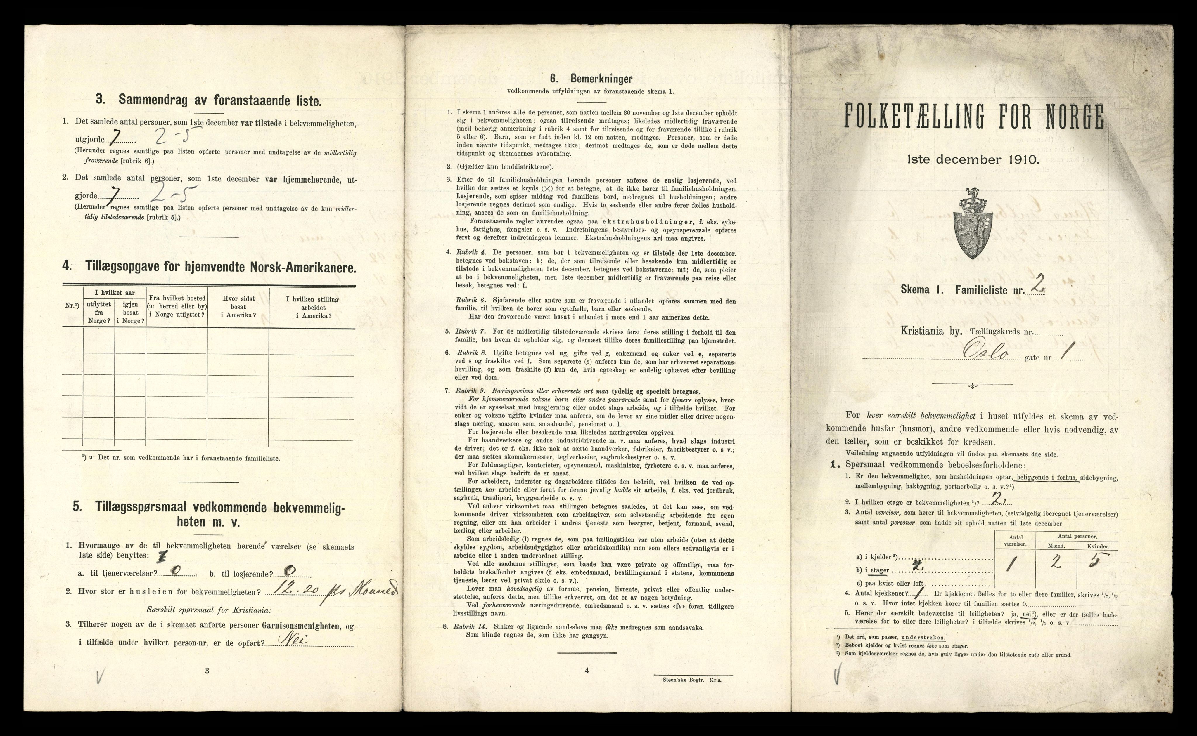 RA, 1910 census for Kristiania, 1910, p. 74753