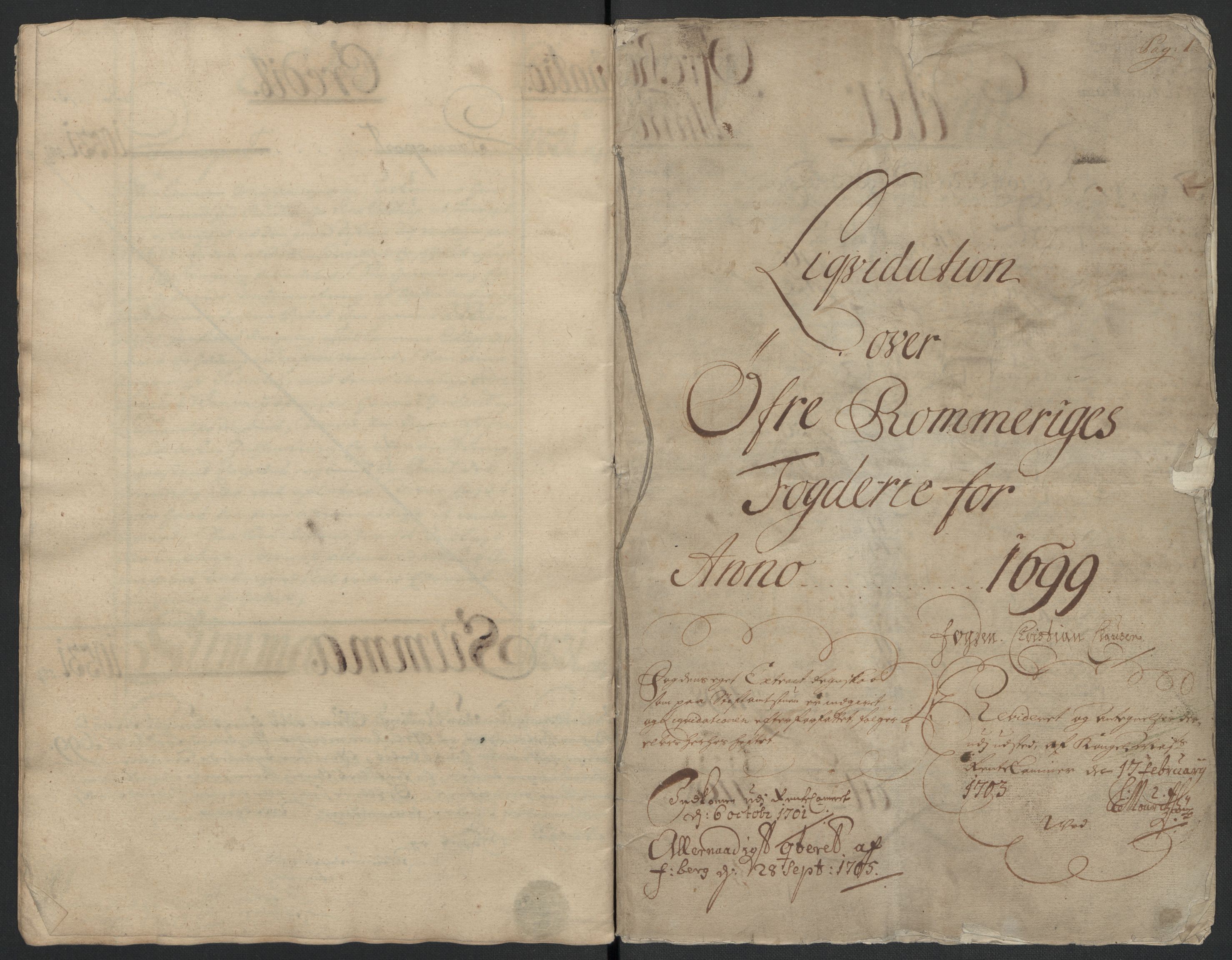 Rentekammeret inntil 1814, Reviderte regnskaper, Fogderegnskap, AV/RA-EA-4092/R12/L0711: Fogderegnskap Øvre Romerike, 1699, p. 15