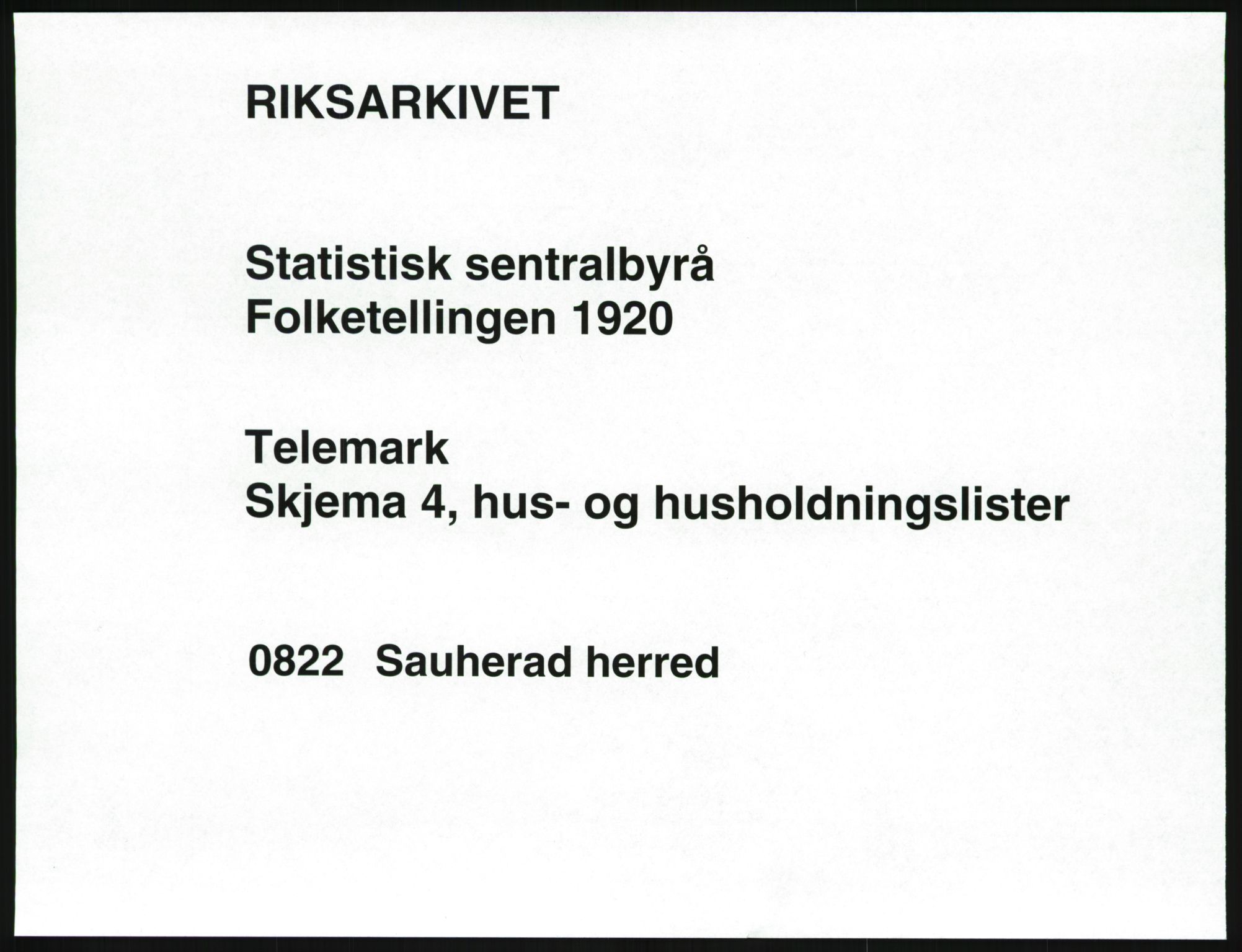 SAKO, 1920 census for Sauherad, 1920, p. 45