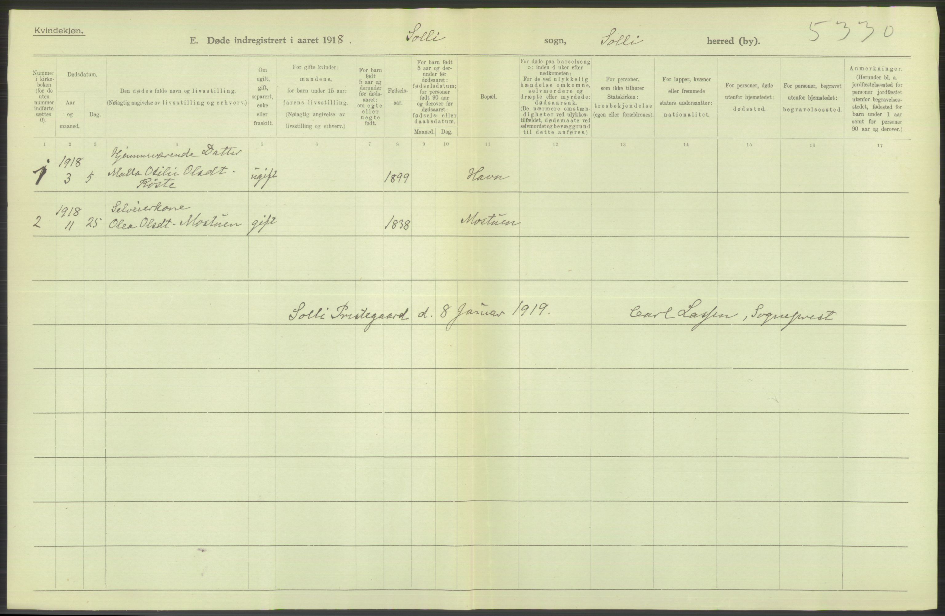 Statistisk sentralbyrå, Sosiodemografiske emner, Befolkning, RA/S-2228/D/Df/Dfb/Dfbh/L0014: Hedemarkens fylke: Døde. Bygder og byer., 1918, p. 140