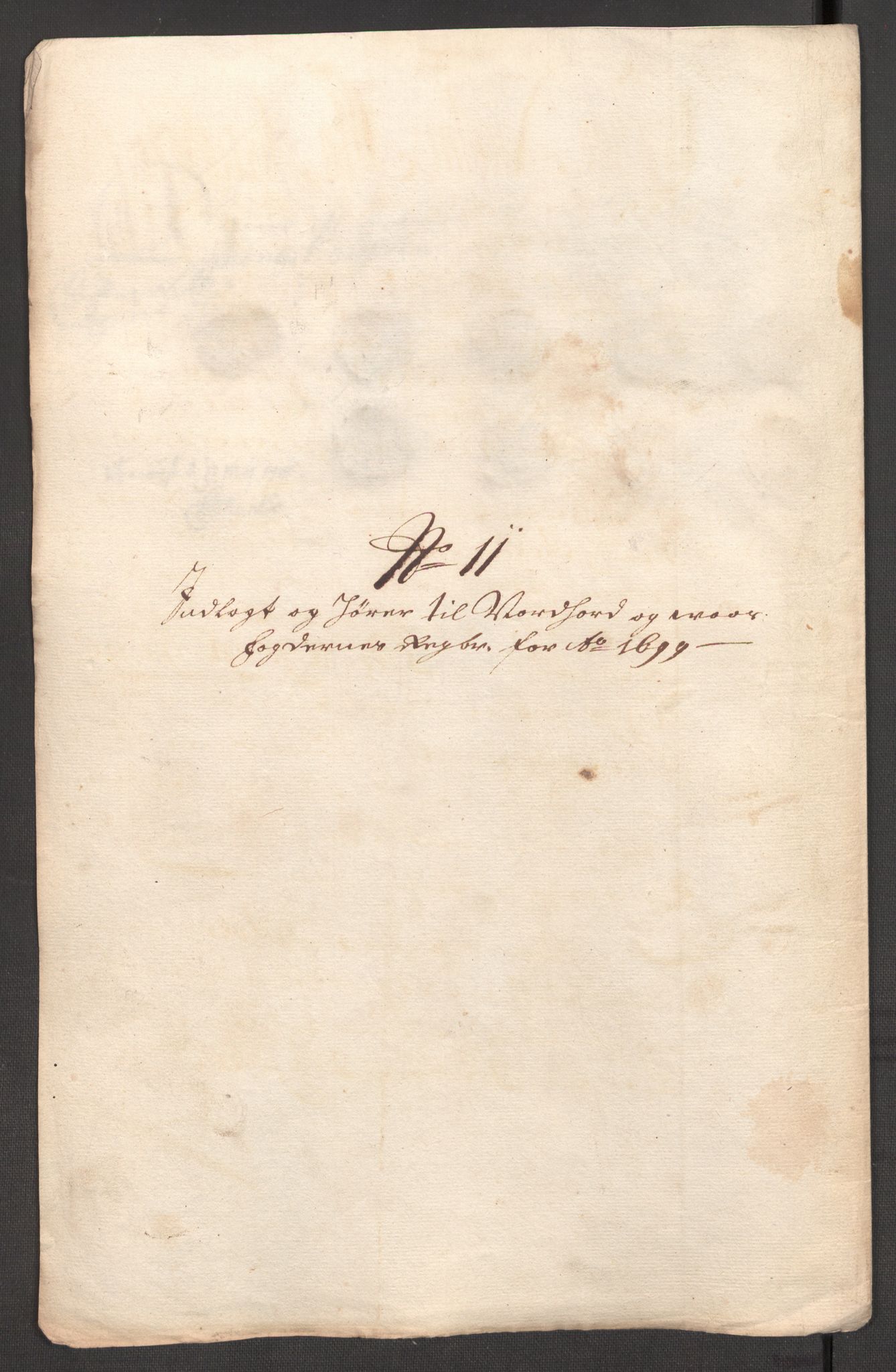 Rentekammeret inntil 1814, Reviderte regnskaper, Fogderegnskap, RA/EA-4092/R51/L3184: Fogderegnskap Nordhordland og Voss, 1698-1699, p. 361