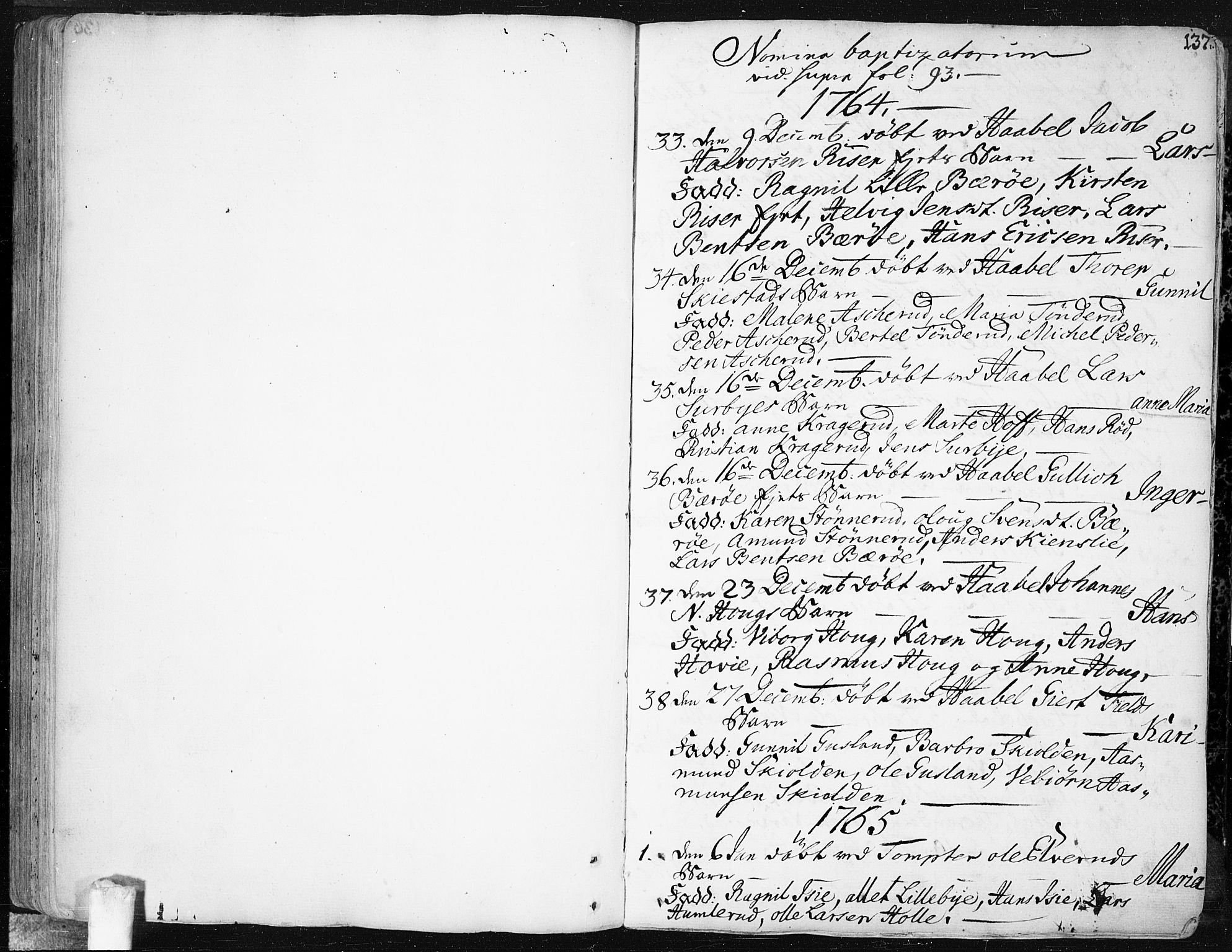 Hobøl prestekontor Kirkebøker, SAO/A-2002/F/Fa/L0001: Parish register (official) no. I 1, 1733-1814, p. 137