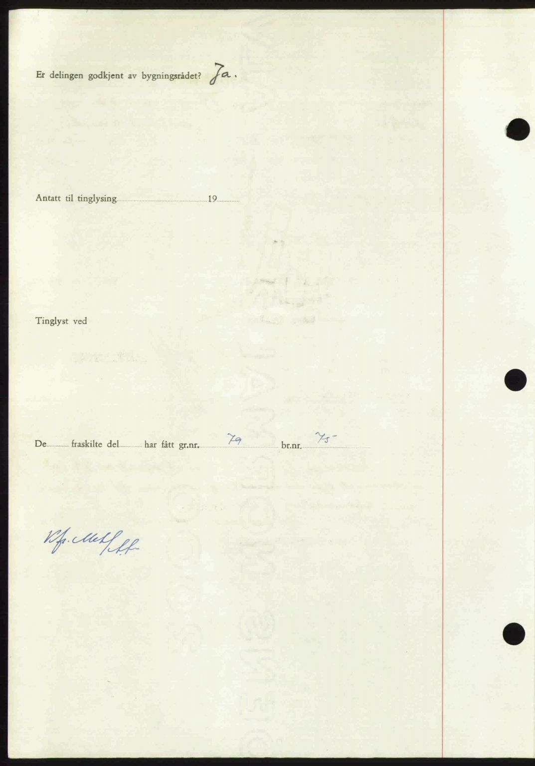 Nordmøre sorenskriveri, AV/SAT-A-4132/1/2/2Ca: Mortgage book no. A114, 1950-1950, Diary no: : 492/1950