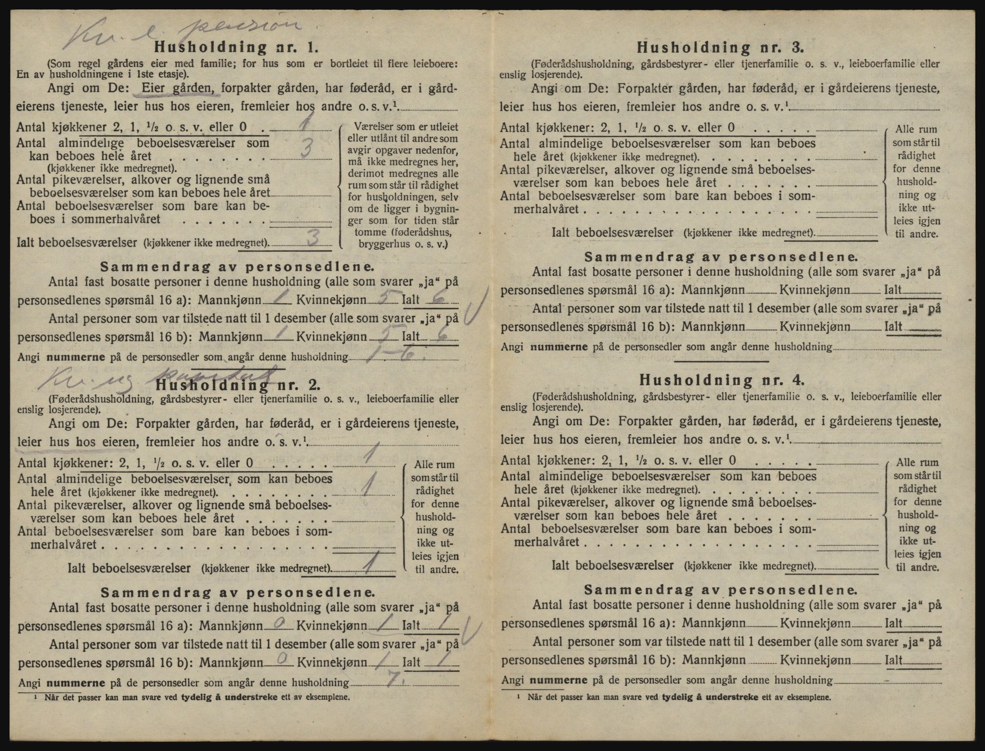 SAO, 1920 census for Glemmen, 1920, p. 2552