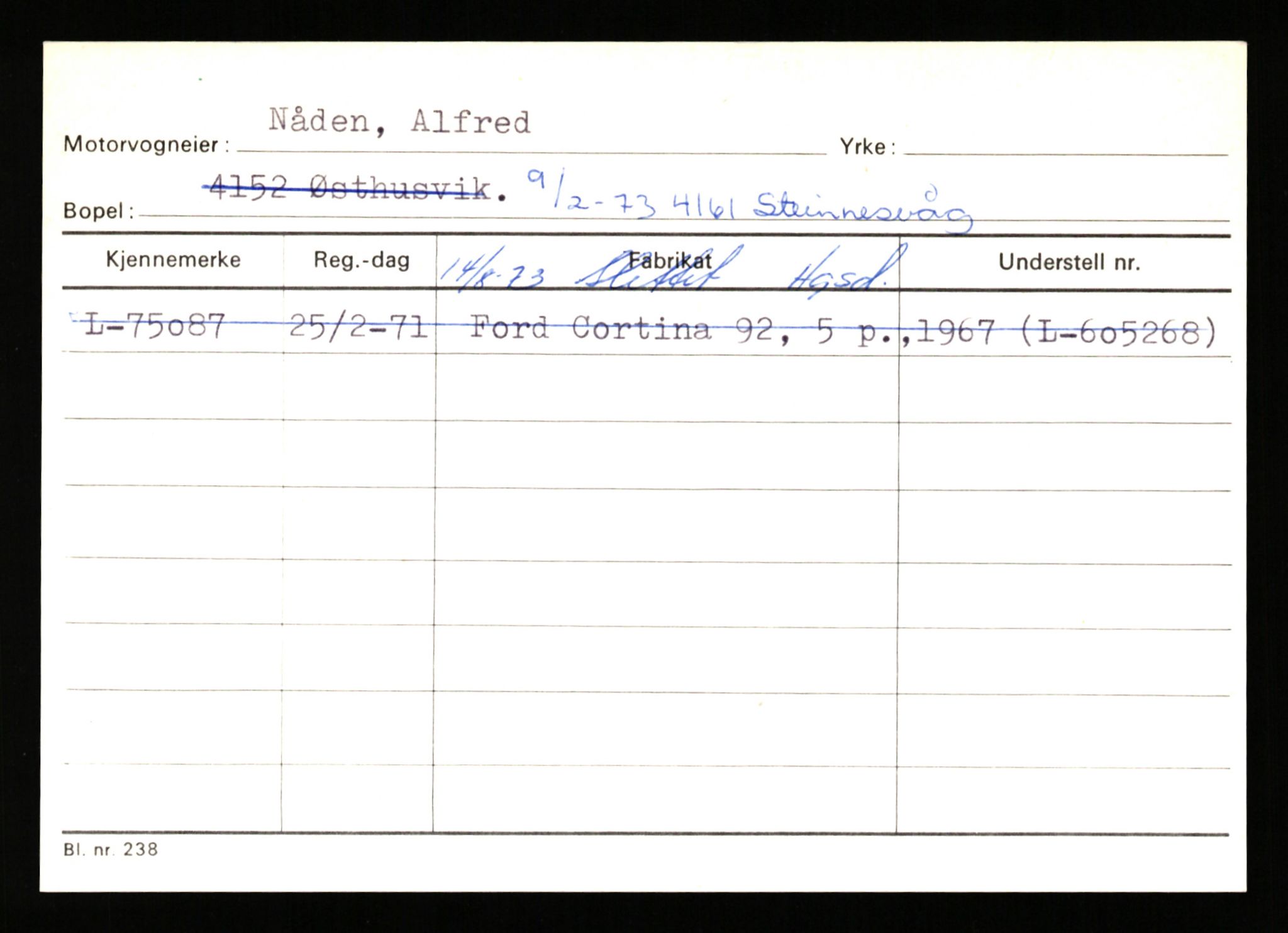 Stavanger trafikkstasjon, AV/SAST-A-101942/0/H/L0028: Næsheim - Omastrand, 1930-1971, p. 251