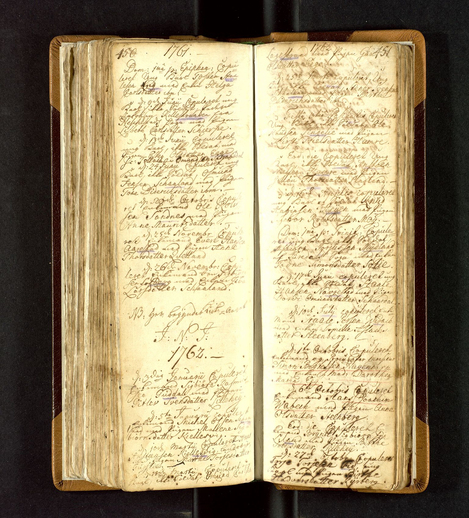 Lund sokneprestkontor, AV/SAST-A-101809/S06/L0003: Parish register (official) no. A 3, 1761-1801, p. 450-451