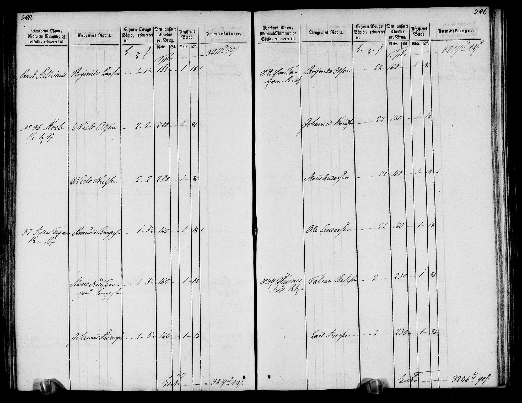 Rentekammeret inntil 1814, Realistisk ordnet avdeling, AV/RA-EA-4070/N/Ne/Nea/L0113: Nordhordland og Voss fogderi. Oppebørselsregister, 1803-1804, p. 278